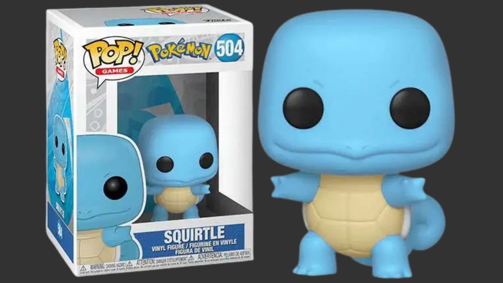 בובת פופ סקווירטל – Squirtle #504, Pokemon בובת פופ סקווירטל – Squirtle #504, Pokemon