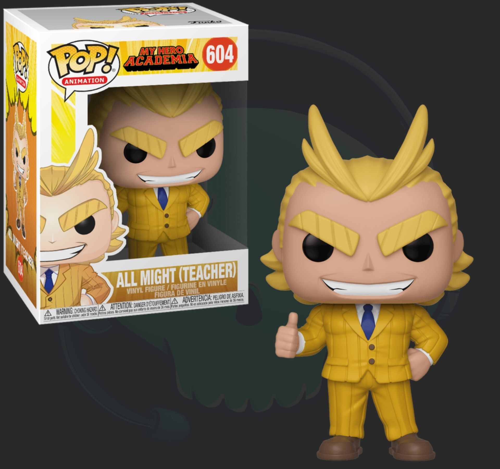 Funko Pop MY HERO ACADEMIA ALL MIGHT TEACHER 604