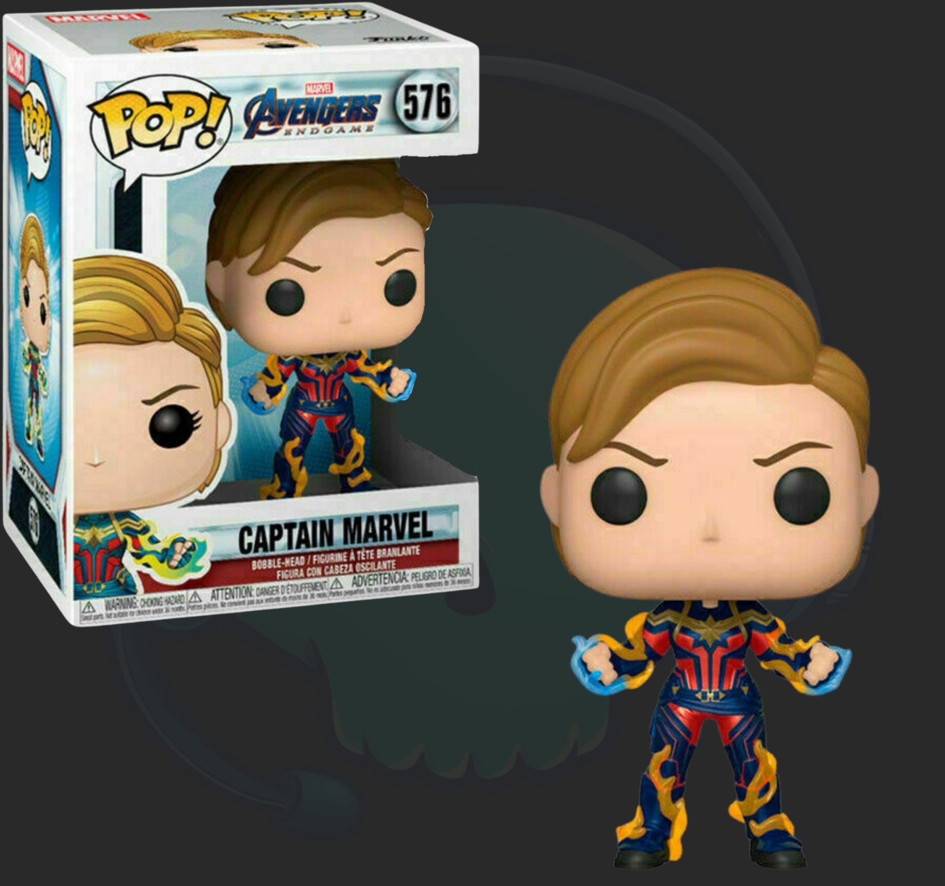 FUNKO POP MARVEL Avengers ENDGAME CAPTAIN MARVEL 576