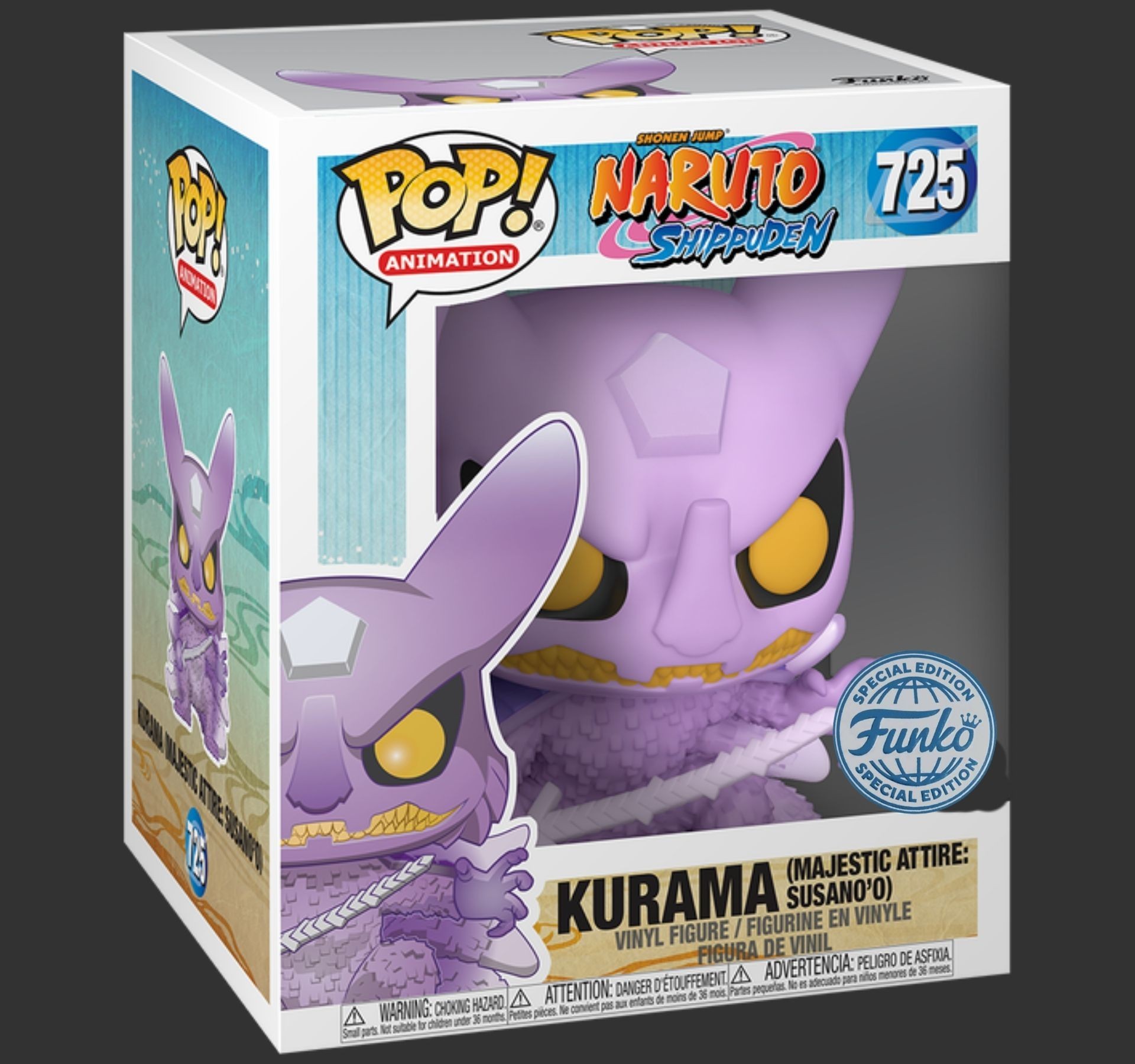 בובת פופ - Naruto Shippuden - Kurama majestic attire susano'o #725 special edition "6 בובת פופ - Naruto Shippuden - Kurama majestic attire susano'o #725 special edition "6