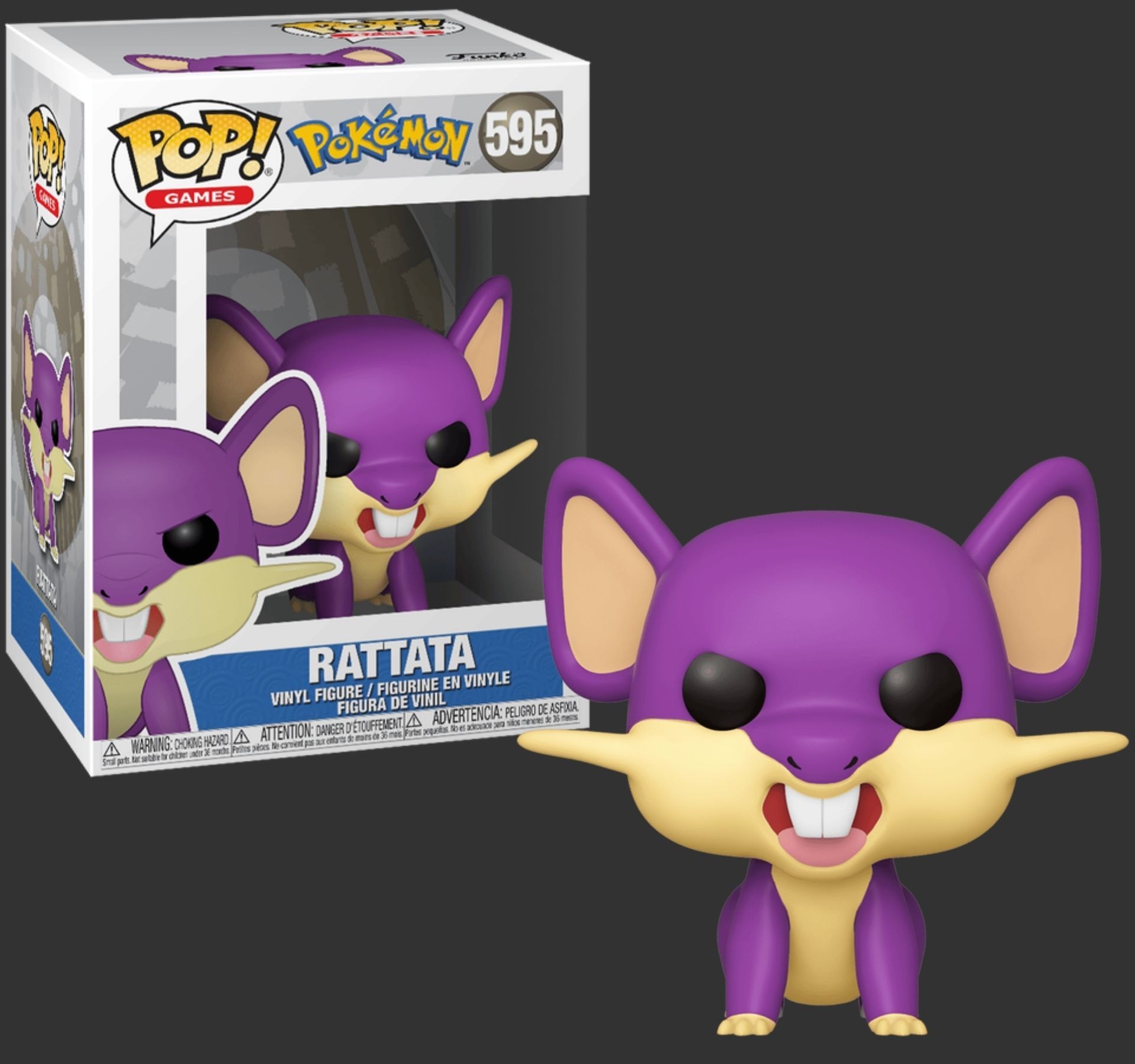 בובת פופ רטטה – Rattata #595, Pokemon בובת פופ רטטה – Rattata #595, Pokemon