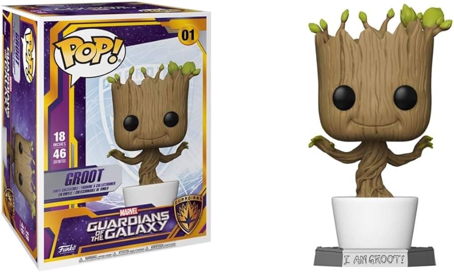 ���� ��� 18 ����' - FUNKO POP! 18" SERIES: BABY GROOT #01