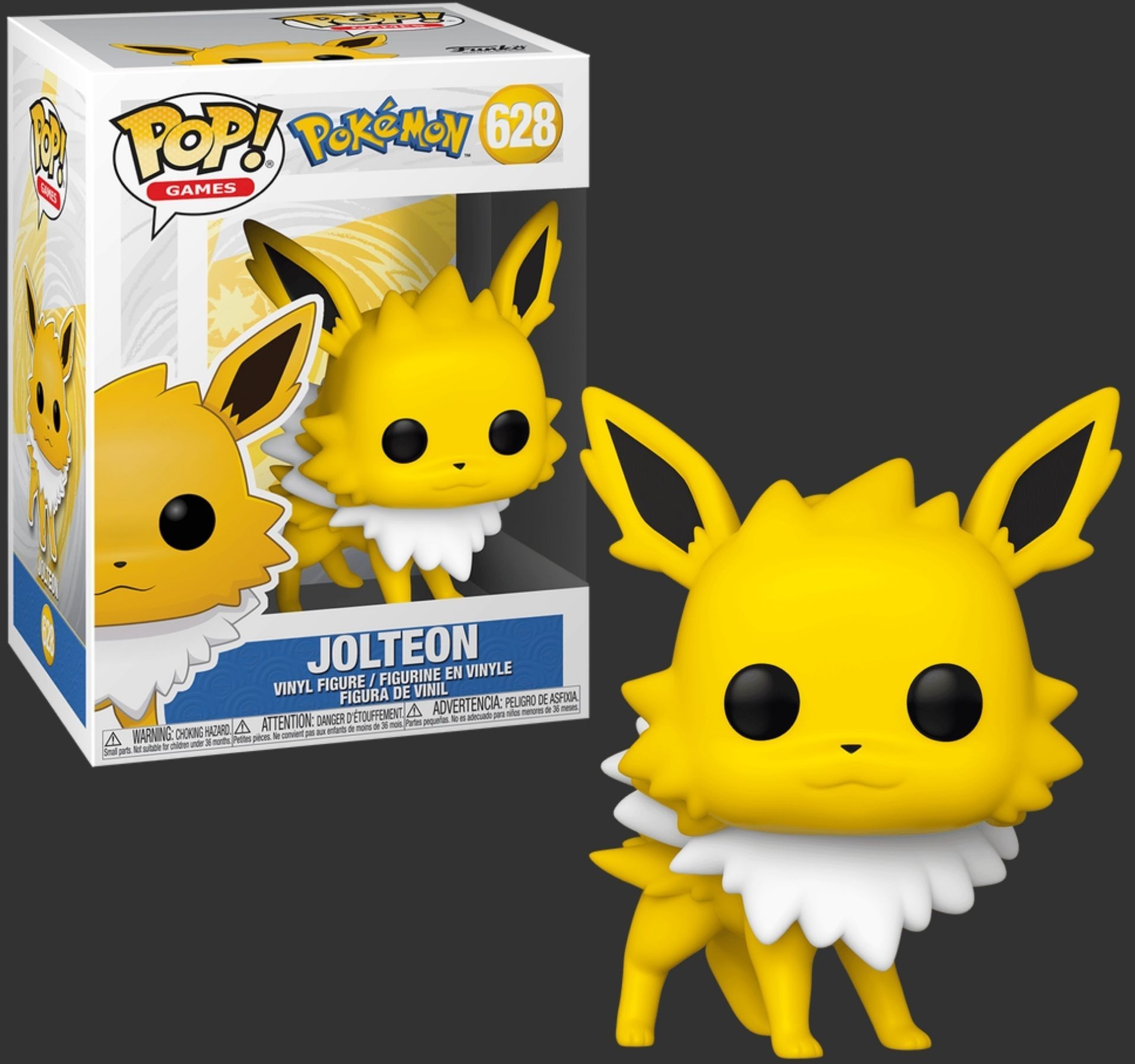 בובת פופ ג׳ולטיאון – Jolteon #628, Pokemon בובת פופ ג׳ולטיאון – Jolteon #628, Pokemon