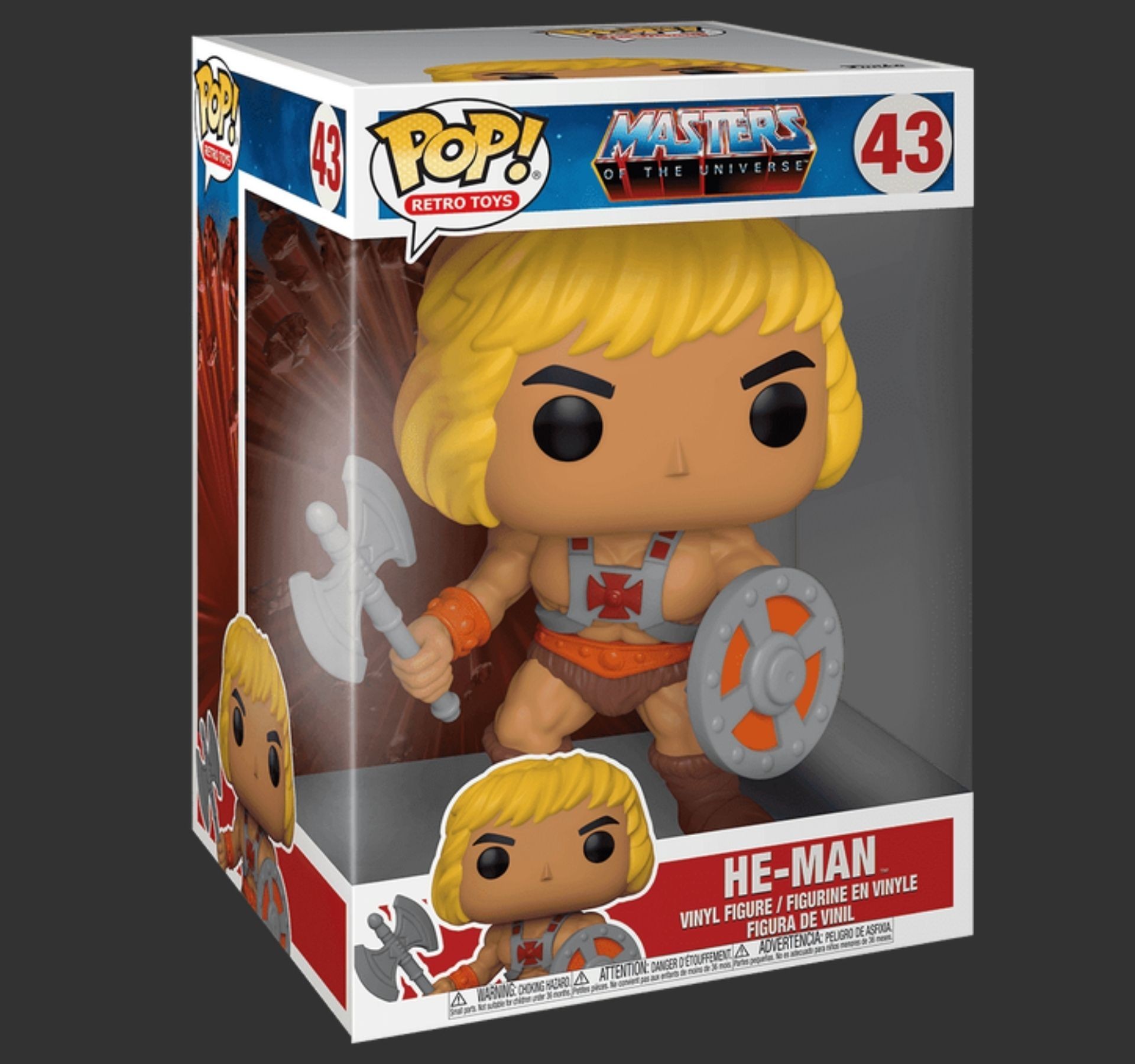 בובת פופ הי-מן 10 אינץ׳ – He-Man #43, Masters of the Universe בובת פופ הי-מן 10 אינץ׳ – He-Man #43, Masters of the Universe