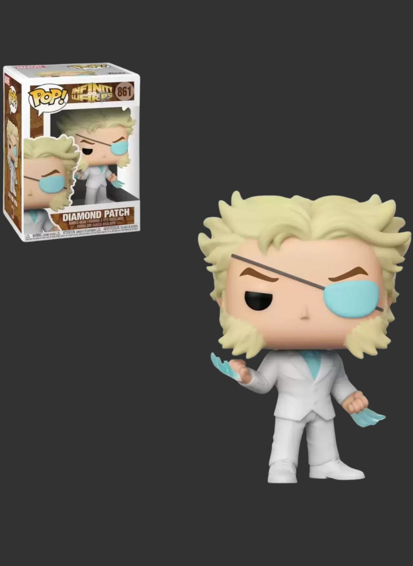 בובות פופ - FUNKO POP! MARVEL warp: DIAMOND PATCH 861 בובות פופ - FUNKO POP! MARVEL warp: DIAMOND PATCH 861