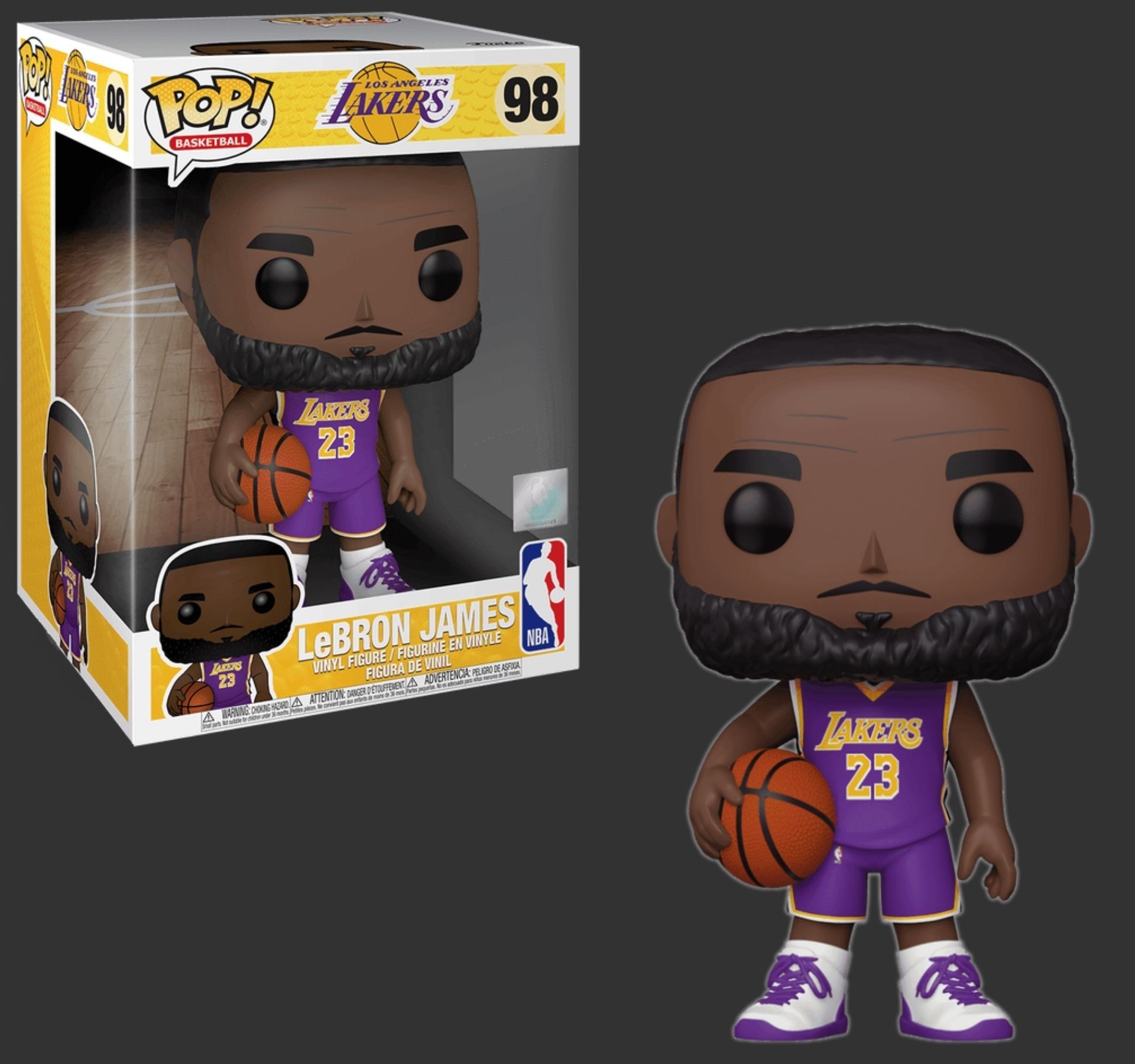 ���� ��� 10 ����� ����� ������ � LeBron James #98, NBA Los Angeles Lakers