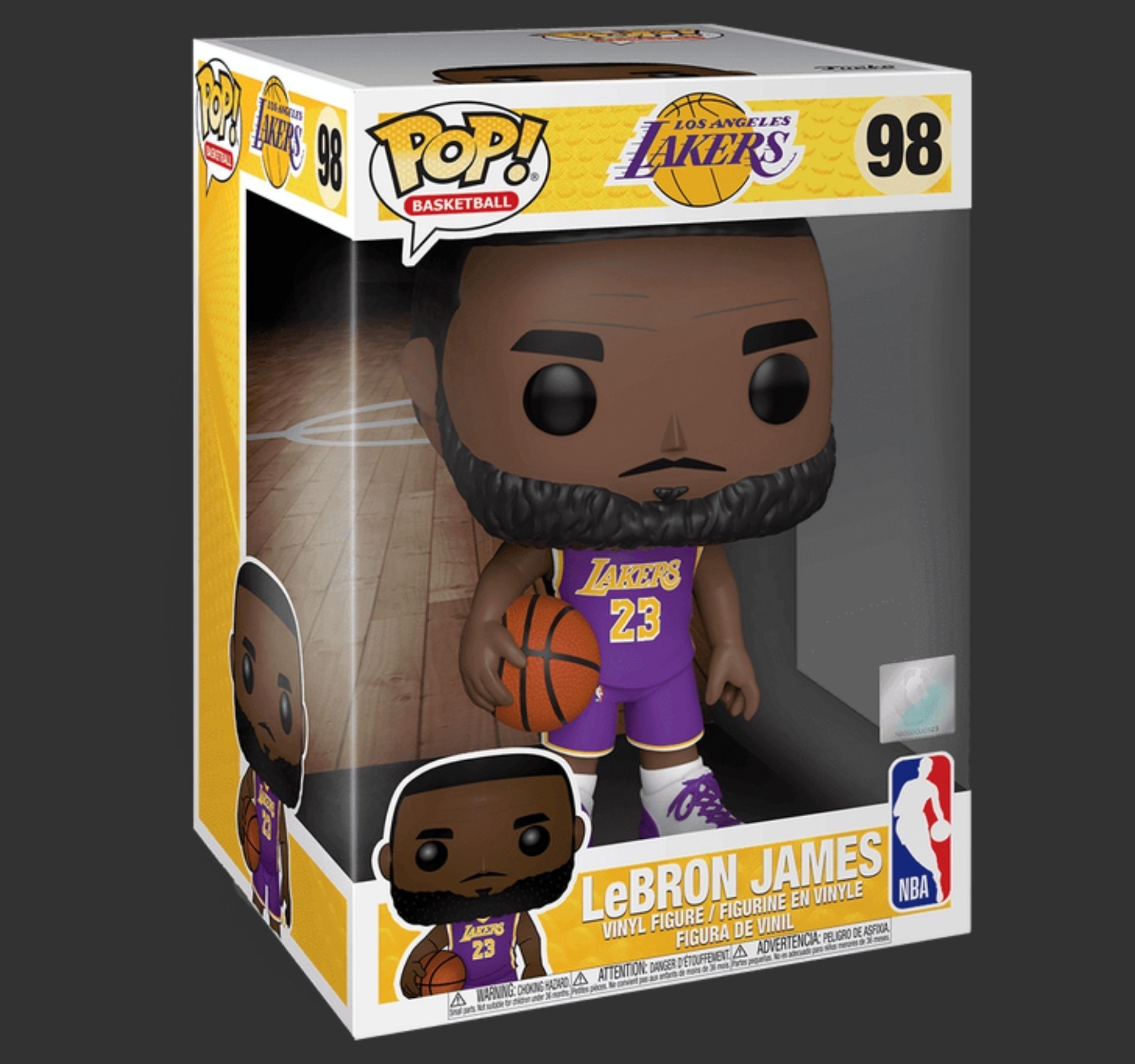 ���� ��� 10 ����� ����� ������ � LeBron James #98, NBA Los Angeles Lakers
