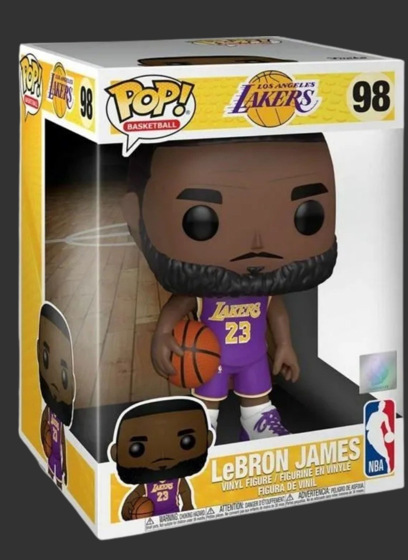 ���� ��� 10 ����� ����� ������ � LeBron James #98, NBA Los Angeles Lakers