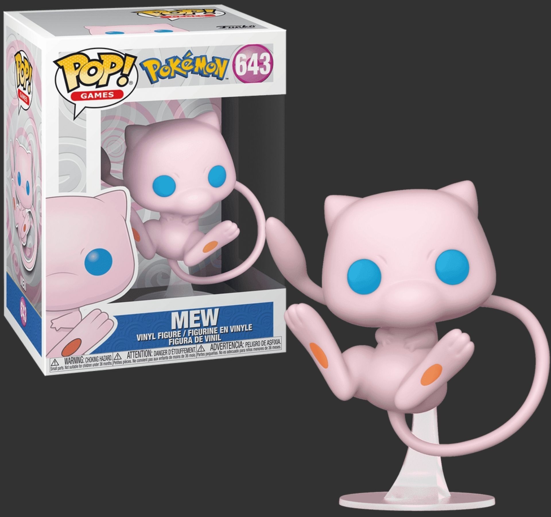 בובת פופ מיו – Mew #643, Pokemon בובת פופ מיו – Mew #643, Pokemon