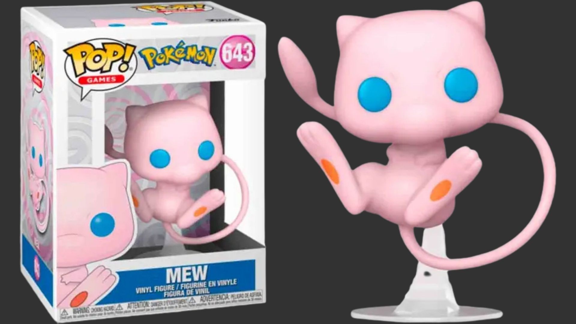 בובת פופ מיו – Mew #643, Pokemon בובת פופ מיו – Mew #643, Pokemon