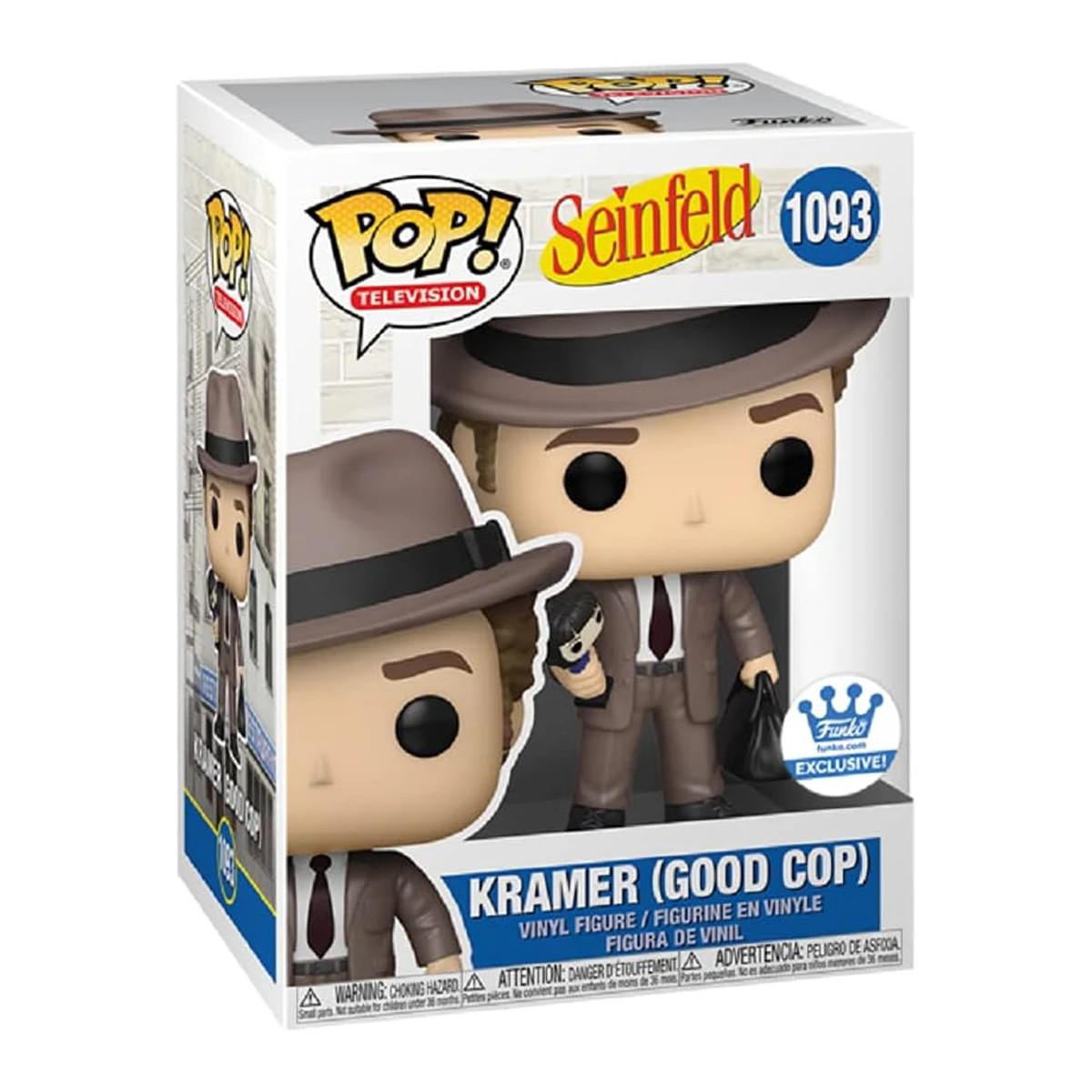 בובת פופ - Funko pop!: Seinfield SE - Kramer (good cop) 1093 בובת פופ - Funko pop!: Seinfield SE - Kramer (good cop) 1093