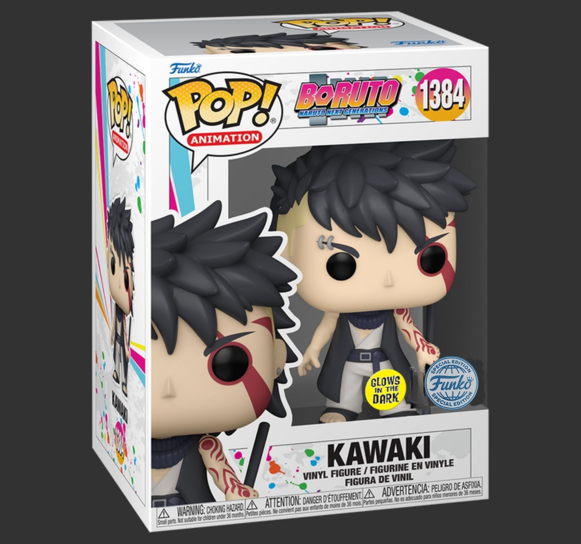 Funko Pop Boruto Kawaki 1036 Glow Special edition