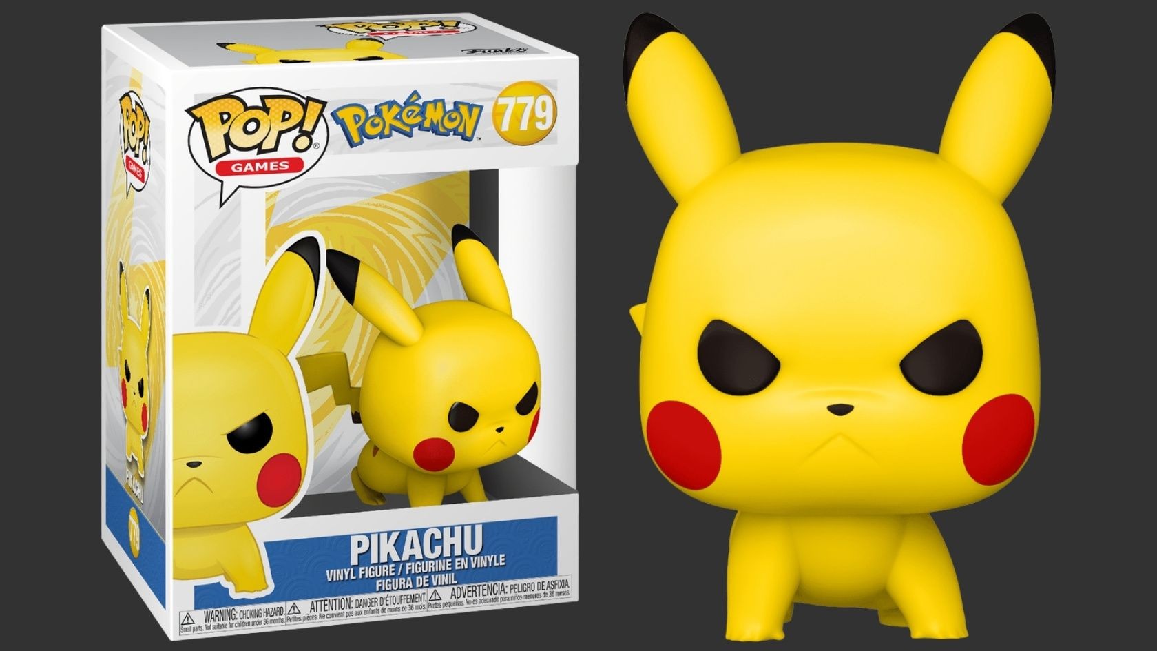 בובת פופ פיקאצ׳ו מתקיף – Pikachu #779, Pokemon בובת פופ פיקאצ׳ו מתקיף – Pikachu #779, Pokemon