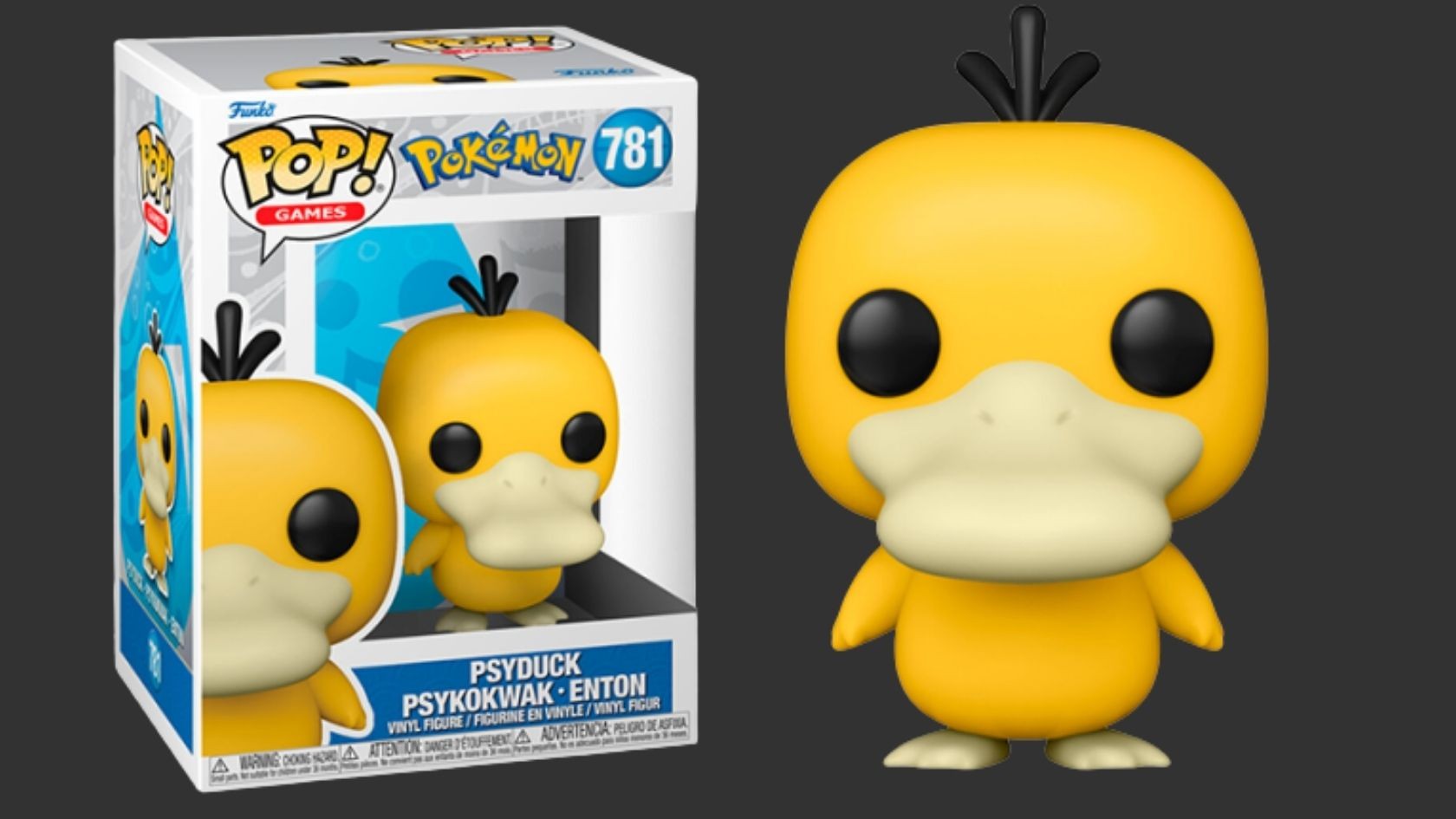 בובת פופ פסיידאק – Psyduck #781, Pokemon בובת פופ פסיידאק – Psyduck #781, Pokemon