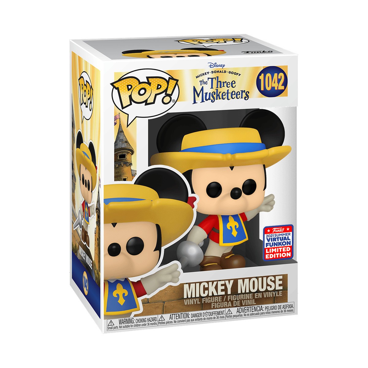 FUNKO POP! DISNEY: MICKEY MOUSE musketter 1042