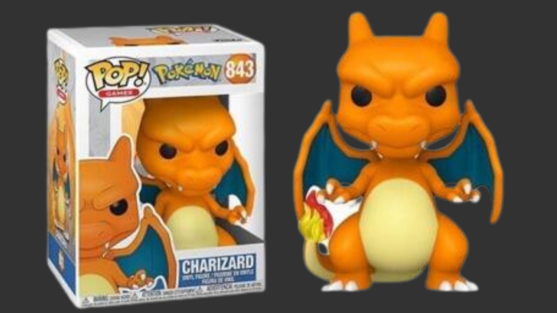 בובת פופ צ’אריזרד – Charizard #843, Pokemon בובת פופ צ’אריזרד – Charizard #843, Pokemon
