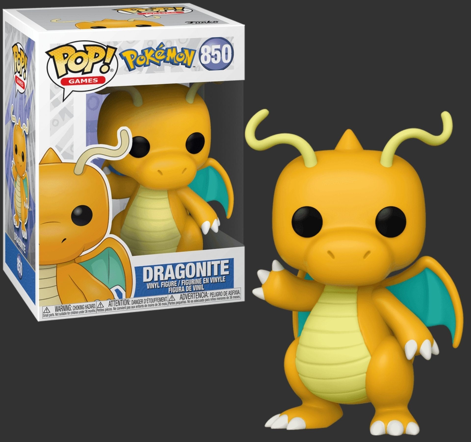 בובת פופ דרגונייט – Dragonite #850, Pokemon בובת פופ דרגונייט – Dragonite #850, Pokemon