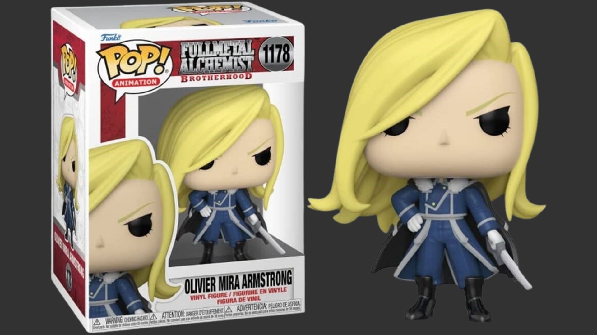 FUNKO POP! FMA: OLIVIER MIRA ARMSTRONG 1178 FUNKO POP! FMA: OLIVIER MIRA ARMSTRONG 1178