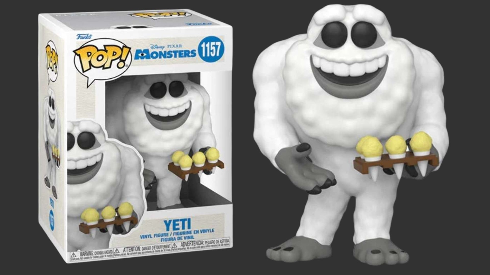 בובת פופ - Disney Pixar Monsters - Yeti #1157 בובת פופ - Disney Pixar Monsters - Yeti #1157