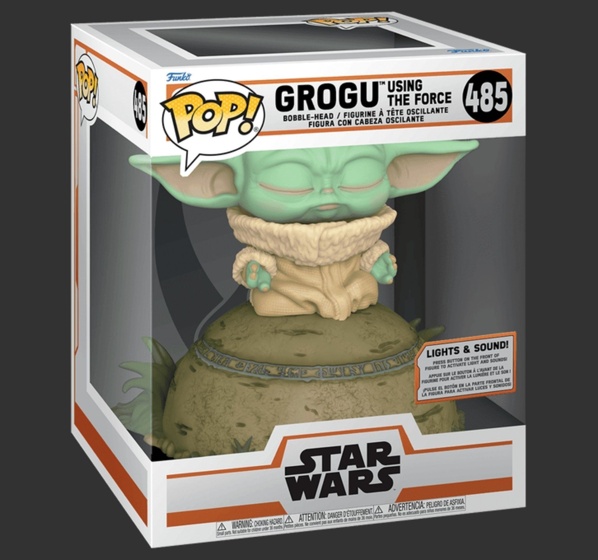 בובת פופ 6 אינץ׳ גרוגו משתמש בכוח – Grogu Using The Force #485, Star Wars The Mandalorian בובת פופ 6 אינץ׳ גרוגו משתמש בכוח – Grogu Using The Force #485, Star Wars The Mandalorian