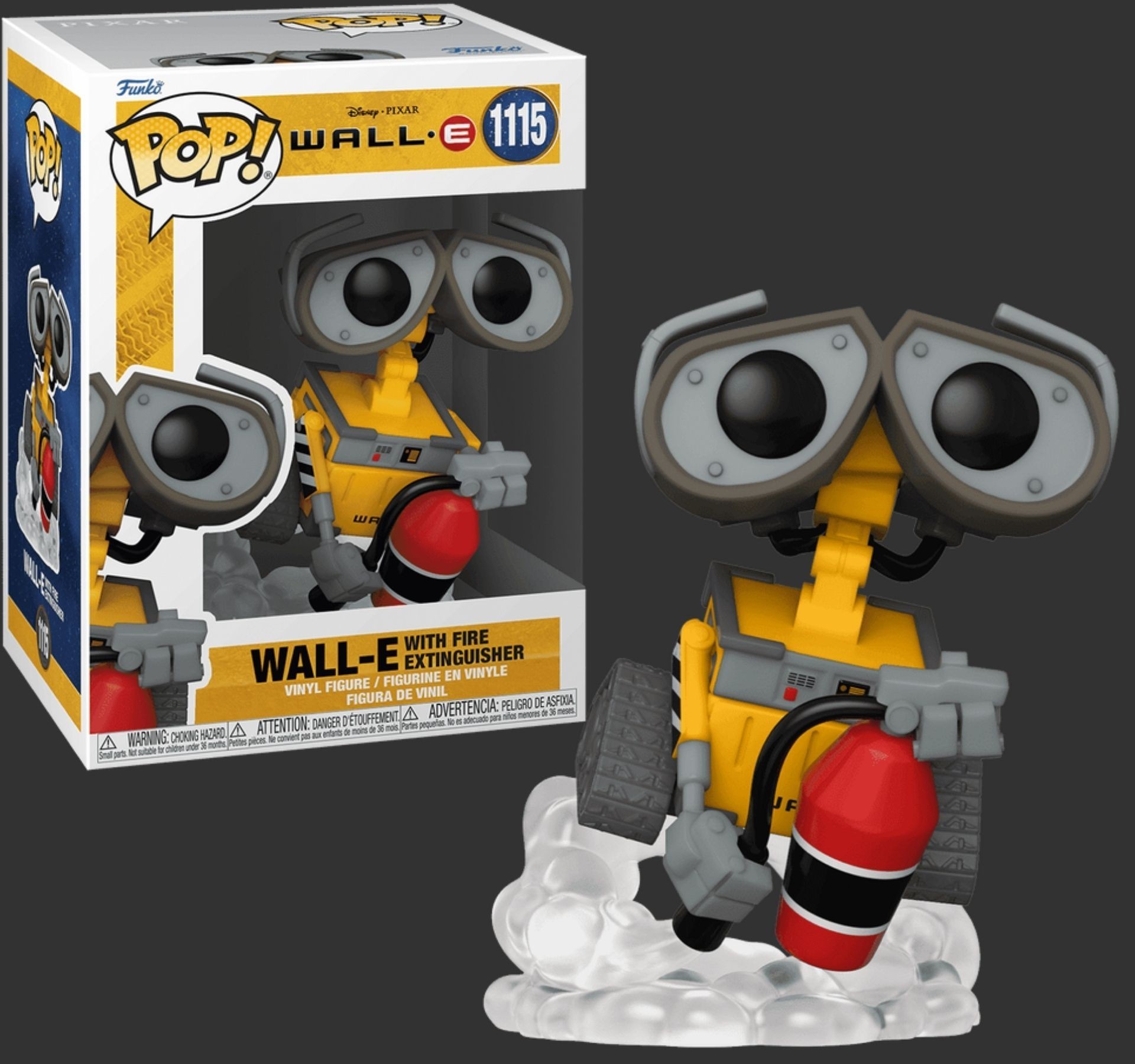 ���� ��� ����� �� ��� � WALL-E with Fire Extinguisher #1115, WALL-E