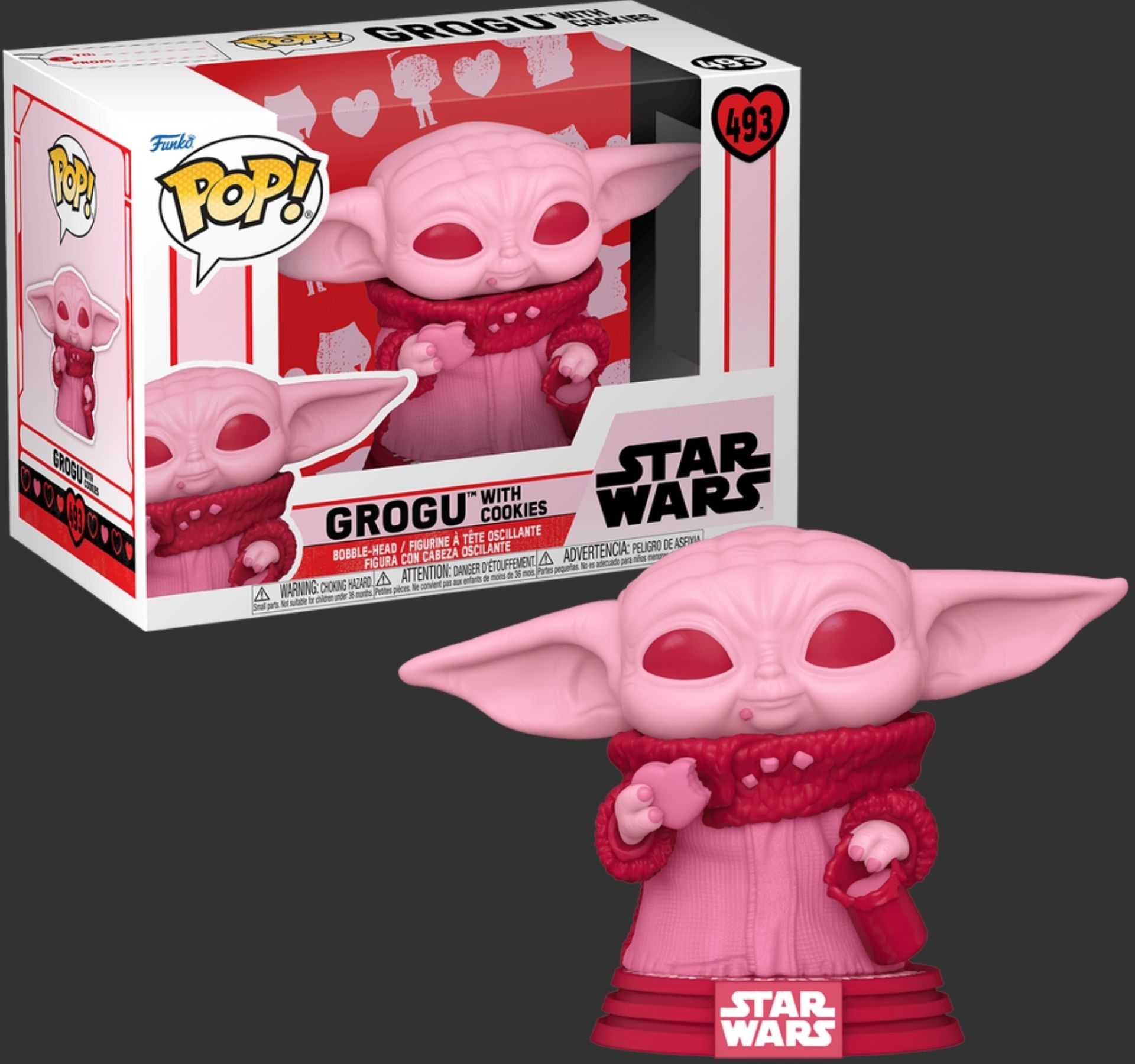 FUNKO POP STAR WARS GROGU valentines 493