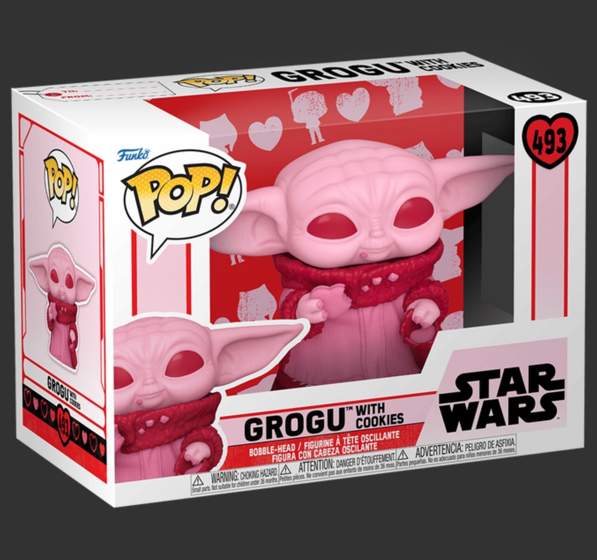 FUNKO POP STAR WARS GROGU valentines 493