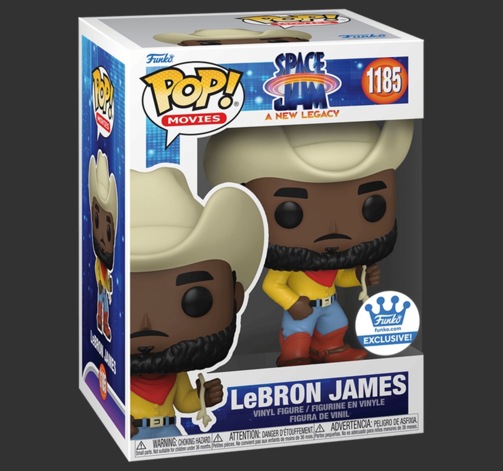 ���� ��� - Space Jam New Legacy - LeBron James #1185 Funko Exclusive