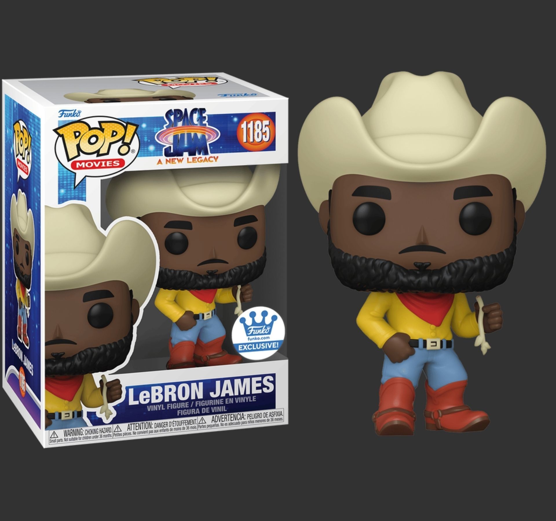 בובת פופ - Space Jam New Legacy - LeBron James #1185 Funko Exclusive בובת פופ - Space Jam New Legacy - LeBron James #1185 Funko Exclusive