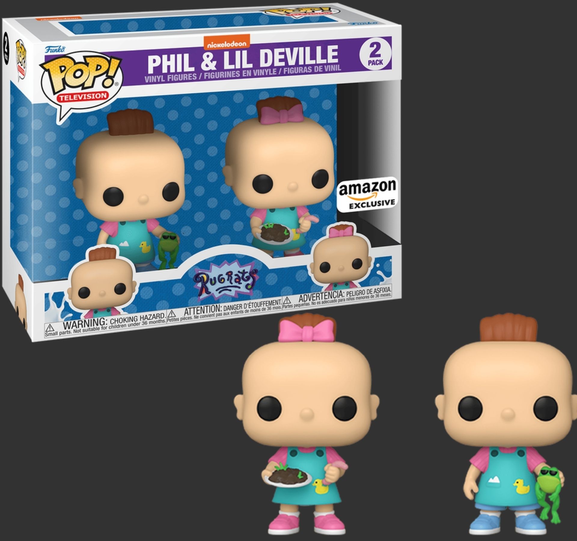 Funko Pop Nickelodeon Phil and Lil Deville 2 Pack Funko Pop Nickelodeon Phil and Lil Deville 2 Pack