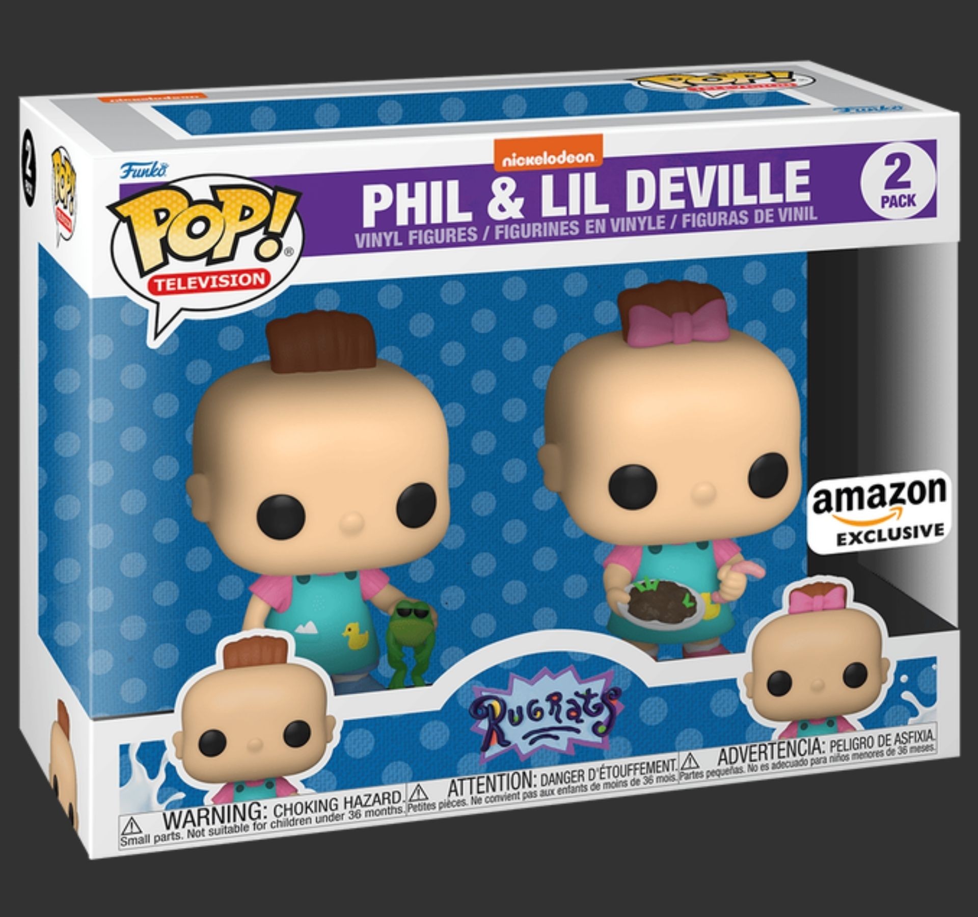 Funko Pop Nickelodeon Phil and Lil Deville 2 Pack