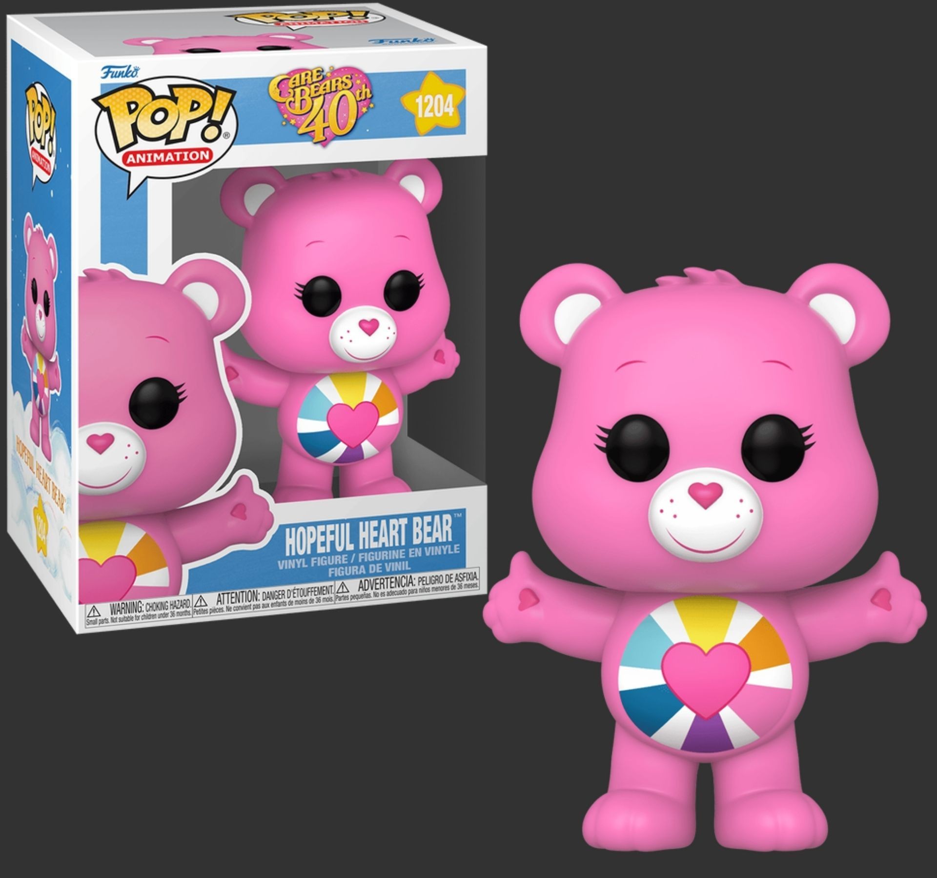 בובת פופ דוב התקווה – Hopeful Heart Bear #1204, Care Bears 40th בובת פופ דוב התקווה – Hopeful Heart Bear #1204, Care Bears 40th
