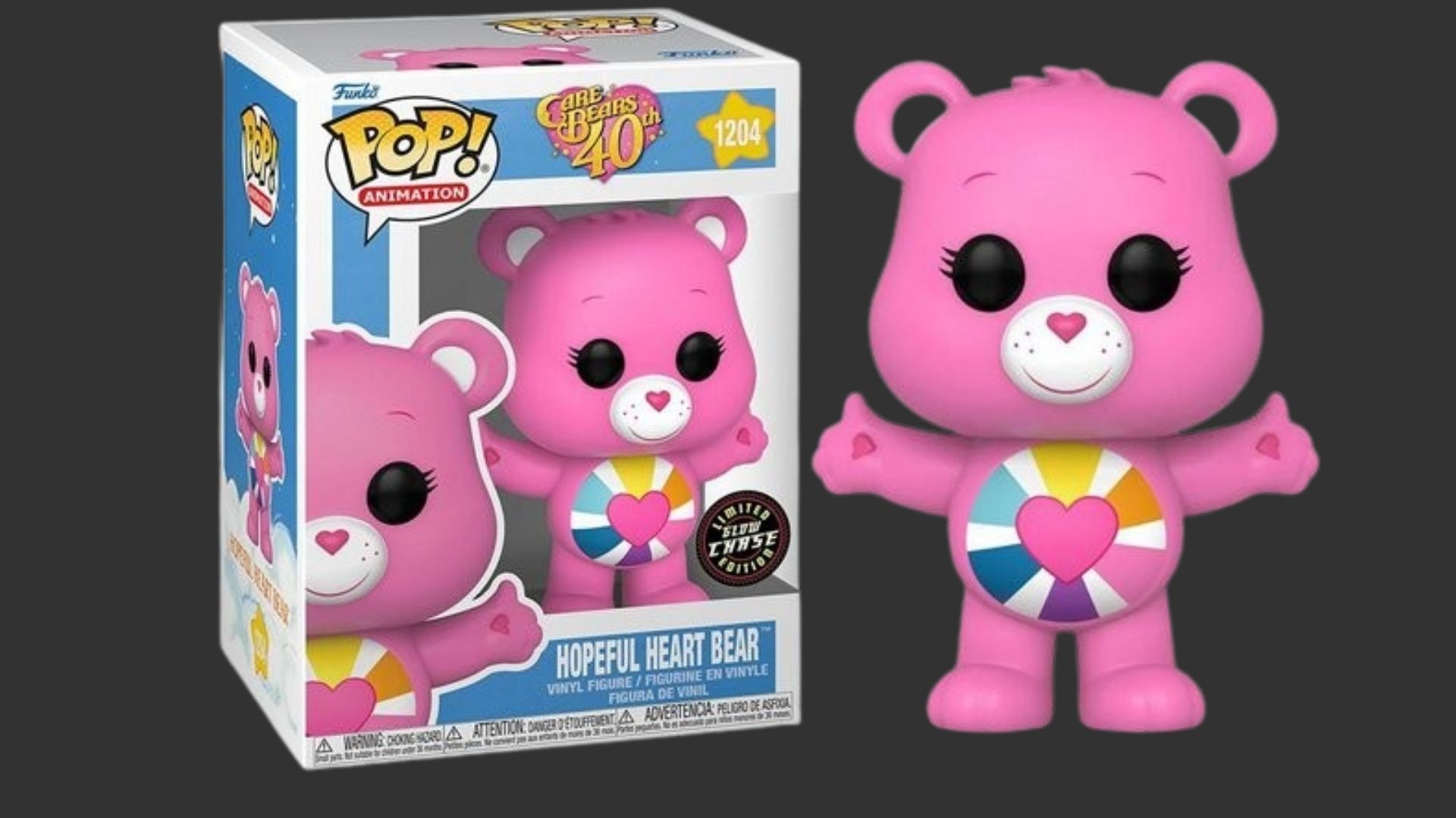בובת פופ דוב התקווה – Hopeful Heart Bear #1204, Care Bears 40th Chase בובת פופ דוב התקווה – Hopeful Heart Bear #1204, Care Bears 40th Chase