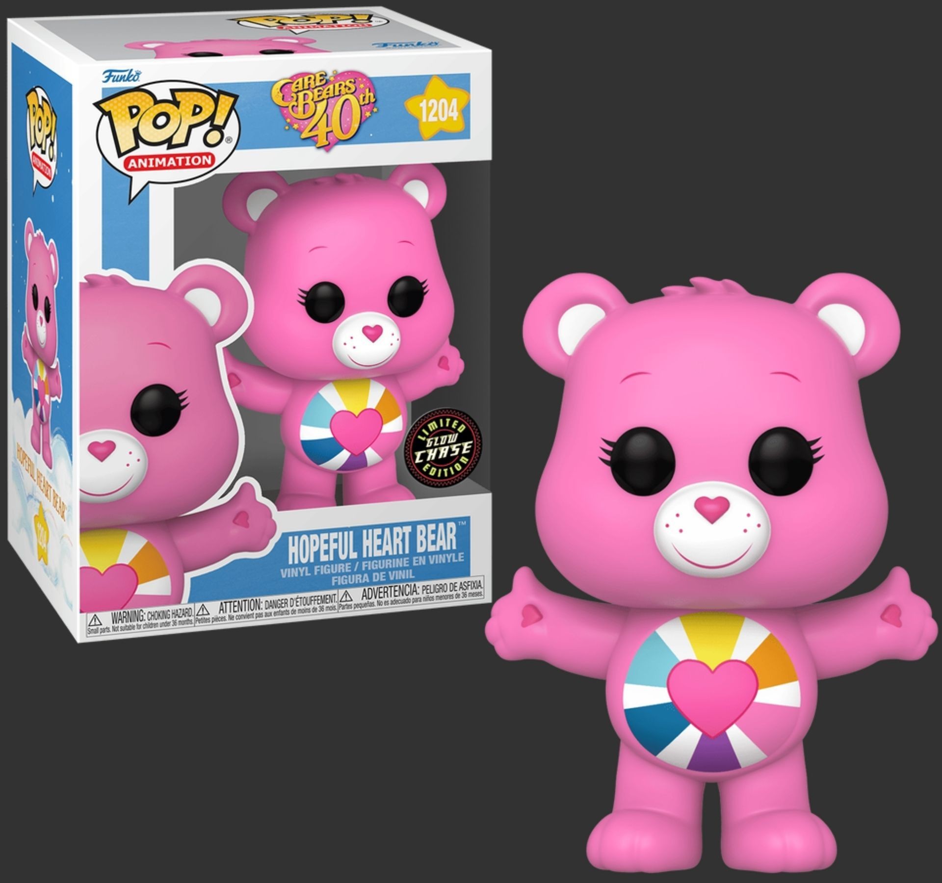 בובת פופ דוב התקווה – Hopeful Heart Bear #1204, Care Bears 40th Chase בובת פופ דוב התקווה – Hopeful Heart Bear #1204, Care Bears 40th Chase