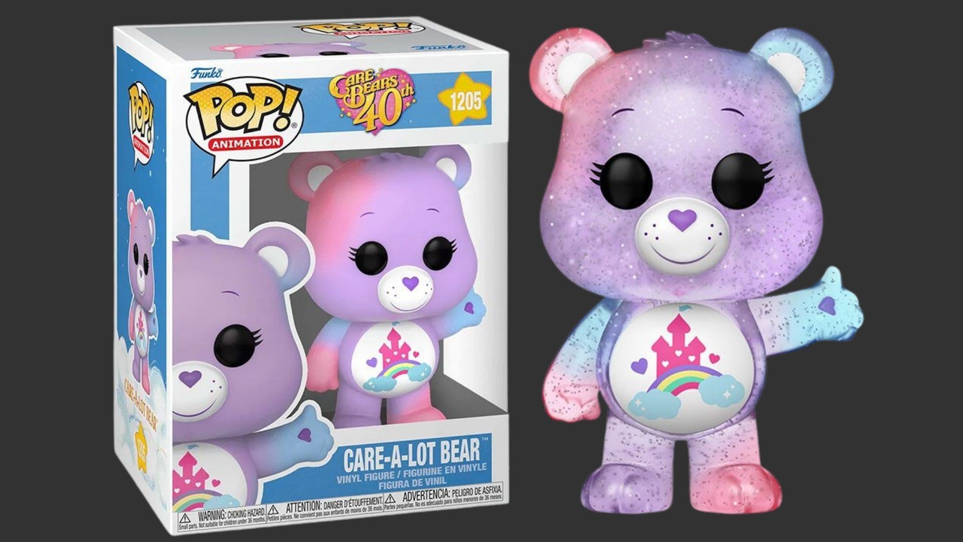 בובת פופ דוב אכפת מאוד – Care-A-Lot Bear #1205, Care Bears 40th בובת פופ דוב אכפת מאוד – Care-A-Lot Bear #1205, Care Bears 40th