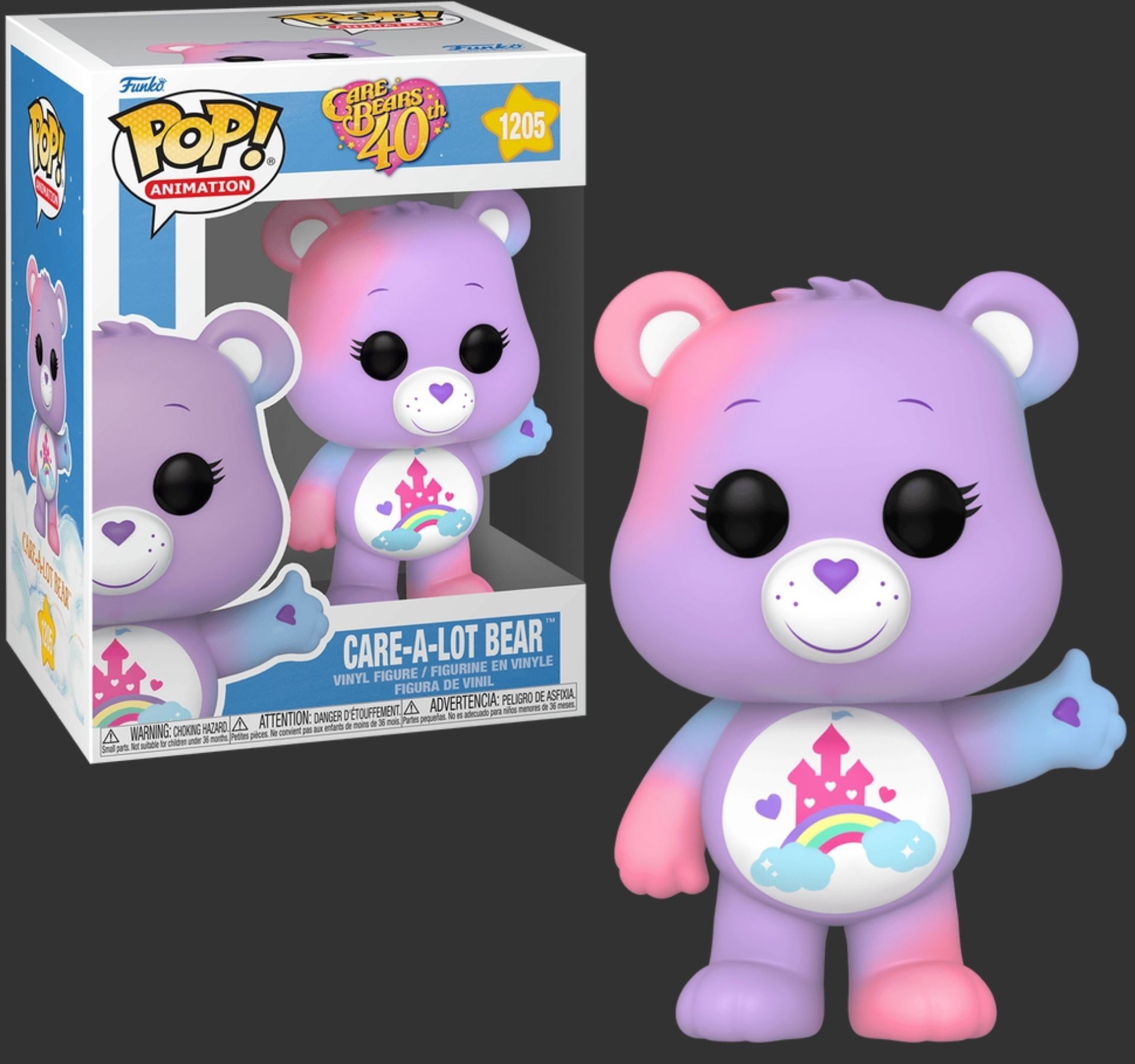בובת פופ דוב אכפת מאוד – Care-A-Lot Bear #1205, Care Bears 40th בובת פופ דוב אכפת מאוד – Care-A-Lot Bear #1205, Care Bears 40th