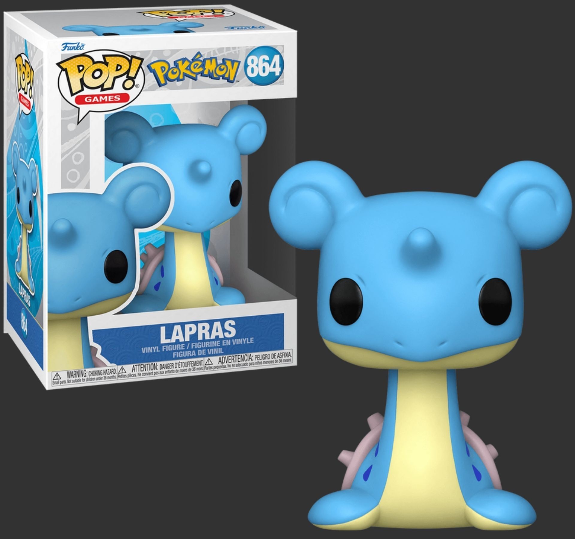 בובת פופ לאפראס – Lapras #864, Pokemon בובת פופ לאפראס – Lapras #864, Pokemon