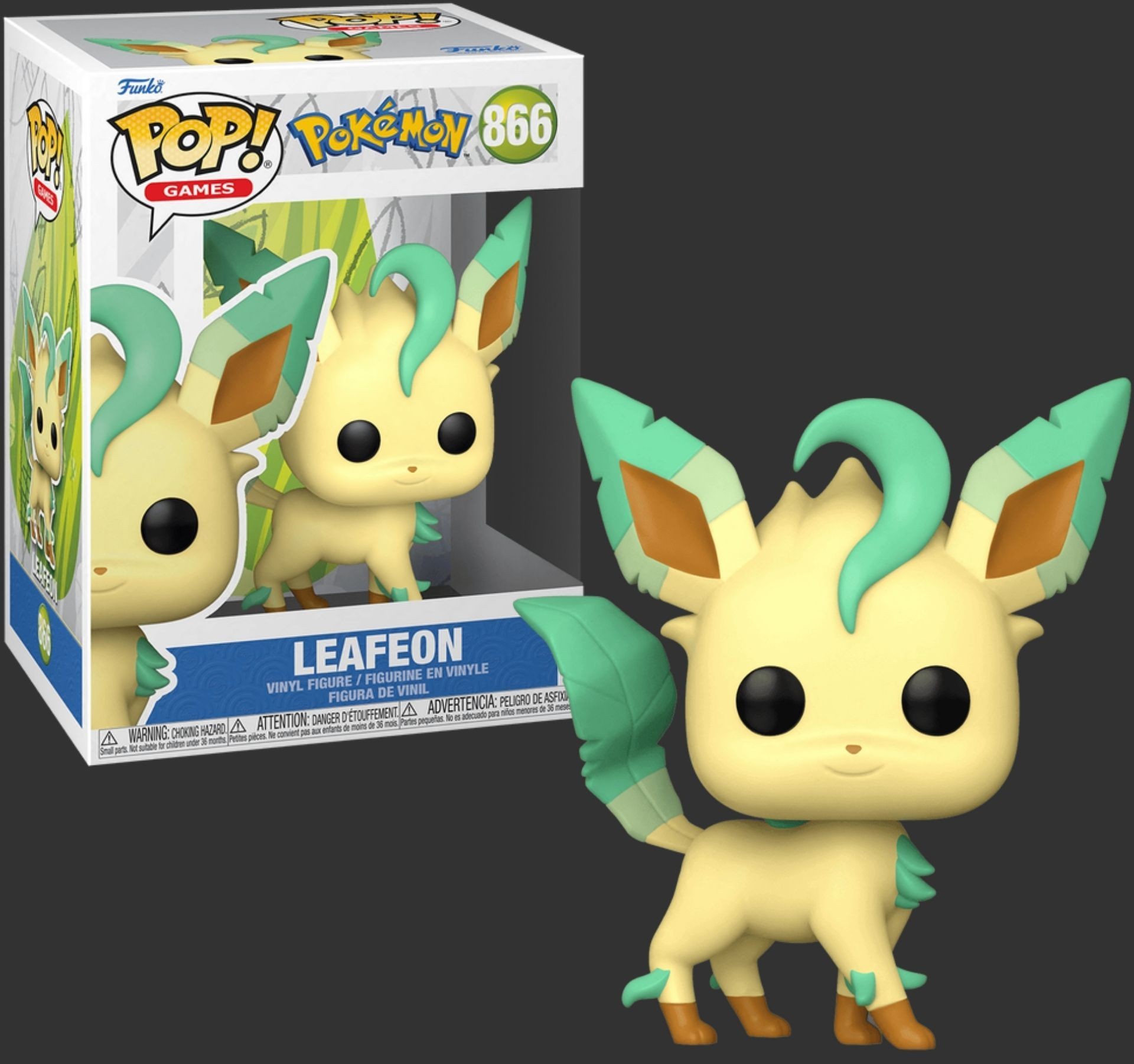 בובת פופ ליפאון – Leafeon #866, Pokemon בובת פופ ליפאון – Leafeon #866, Pokemon