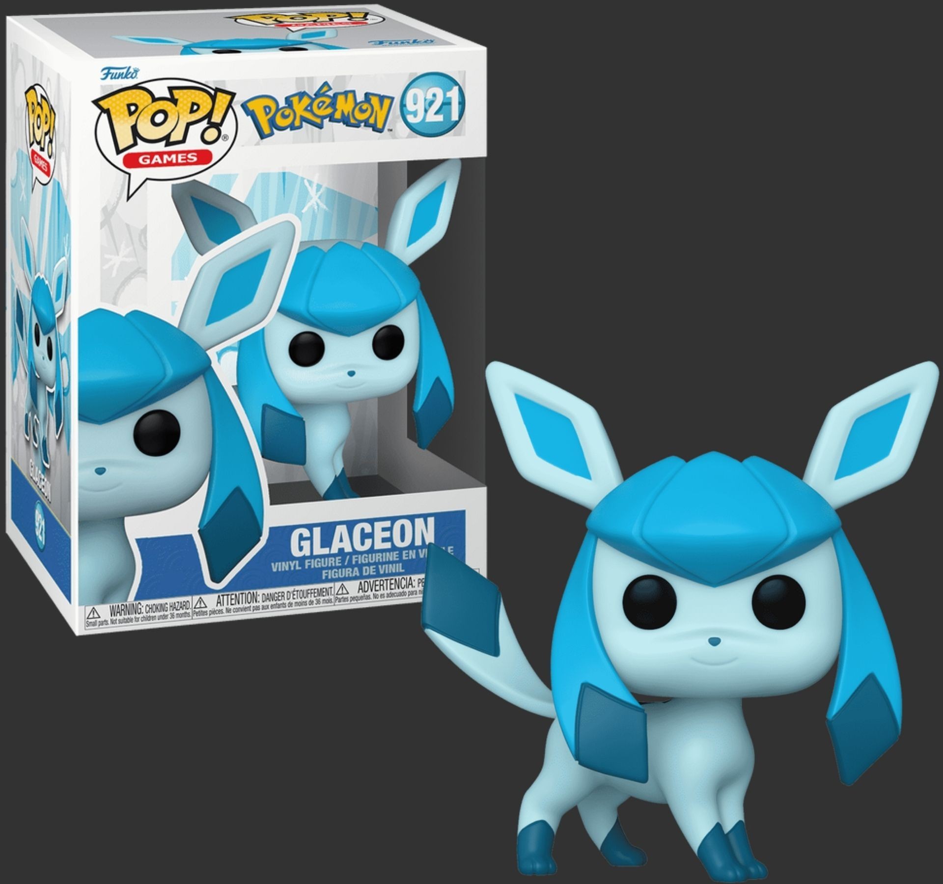 בובת פופ גלסיאון – Glaceon #921, Pokemon בובת פופ גלסיאון – Glaceon #921, Pokemon