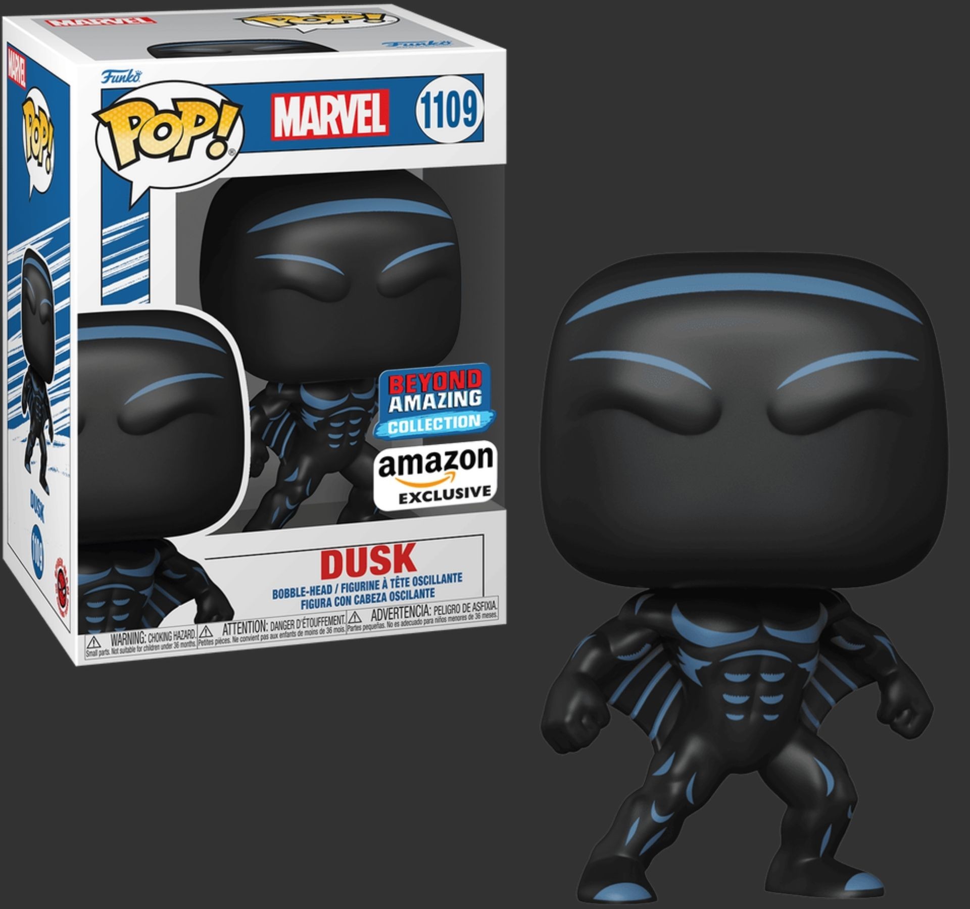 Funko Pop Marvel Dusk 1109 Amazon EX