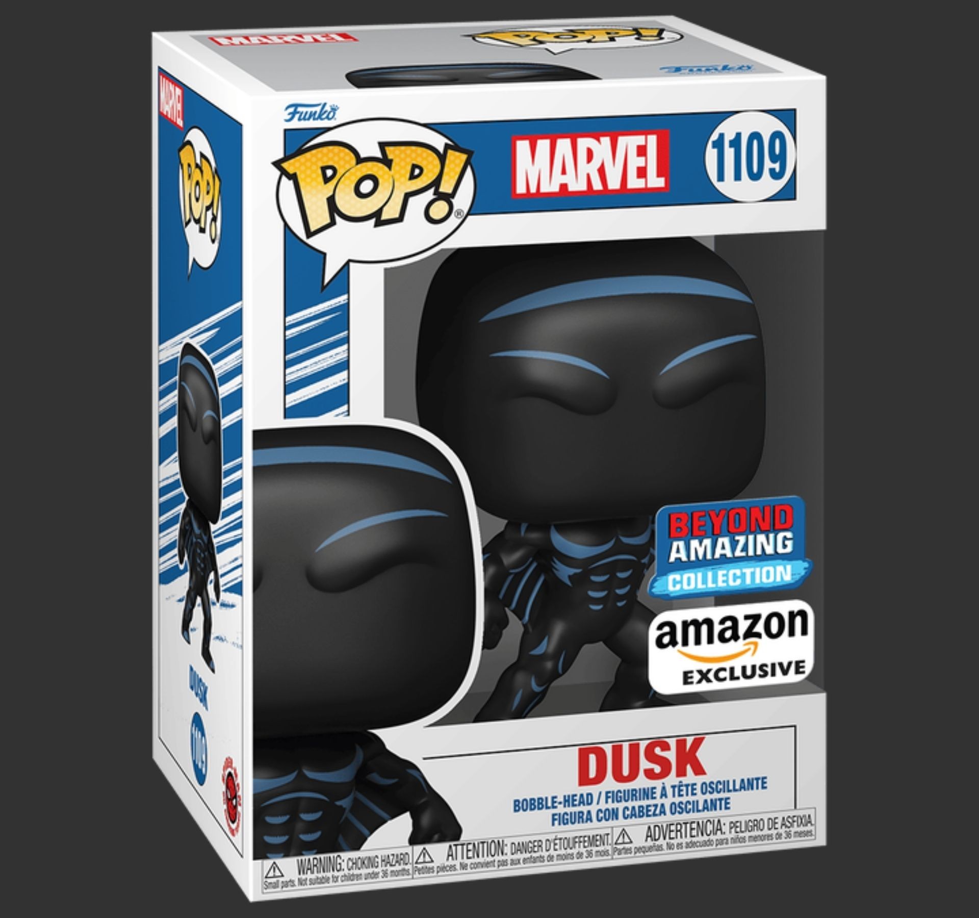 Funko Pop Marvel Dusk 1109 Amazon EX