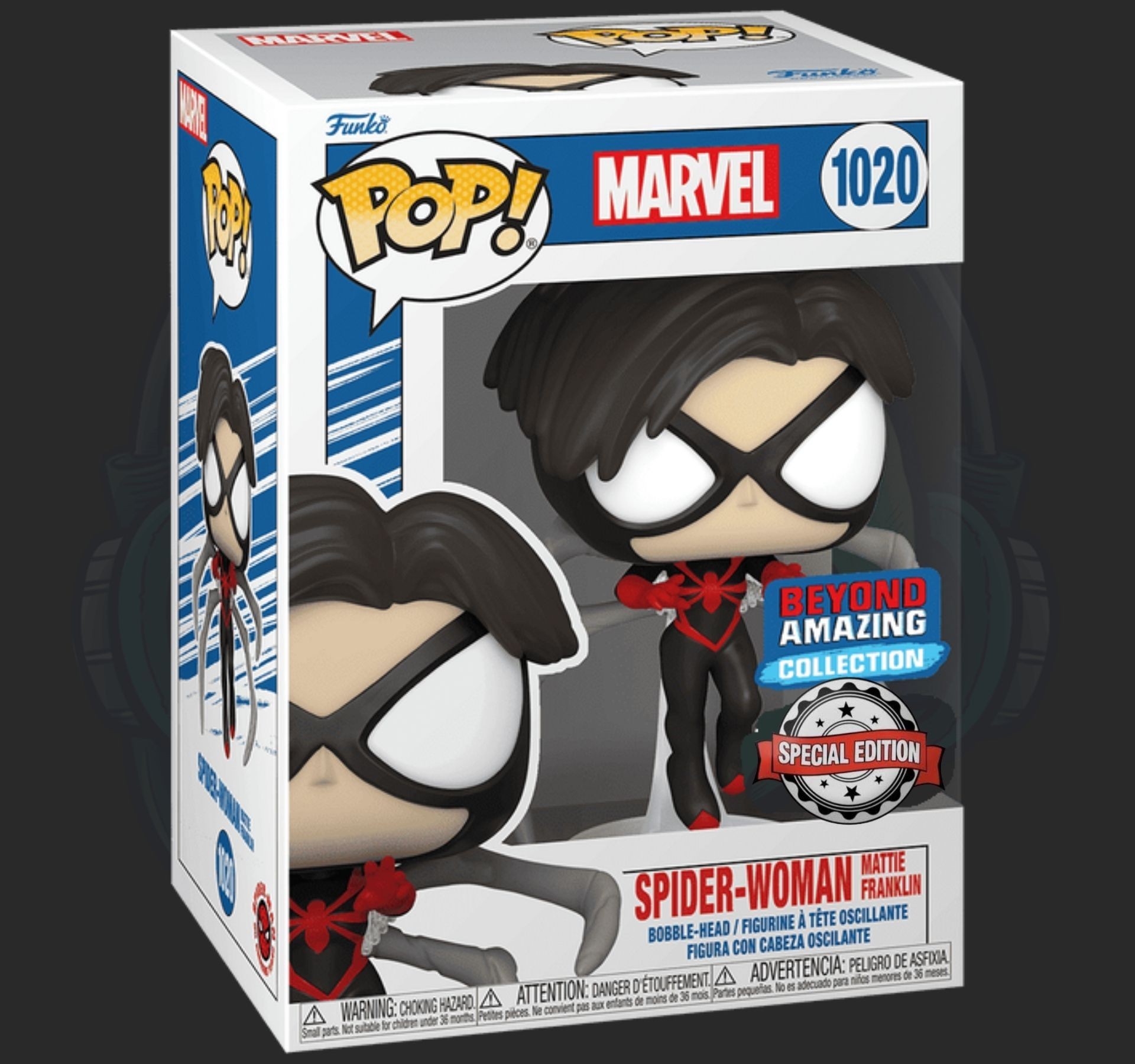 Funko Pop Marvel Beyond Amazing Spider Woman Mattie Franklin se 1020