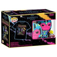 בובת פופ וחולצה - Marvel the Infinity Saga - Thanos Blacklight #909 Special edition Size M בובת פופ וחולצה - Marvel the Infinity Saga - Thanos Blacklight #909 Special edition Size M