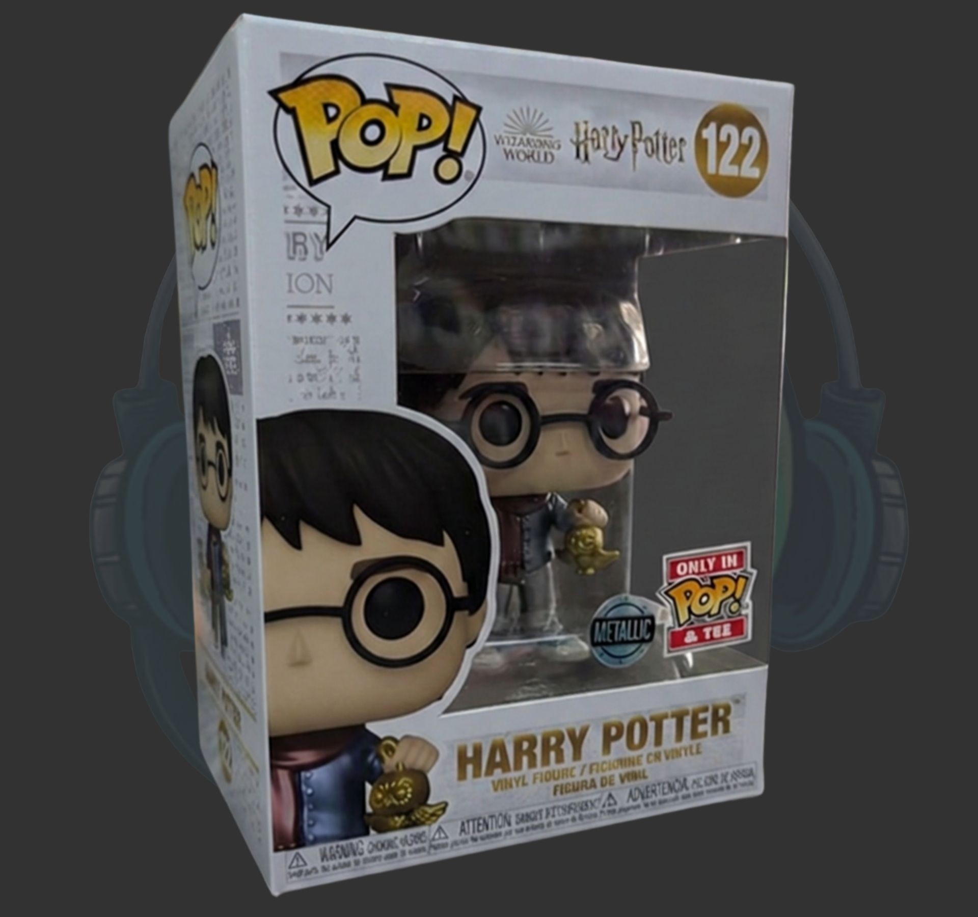 Funko Pop and Tee Harry Potter 122 Metallic 
