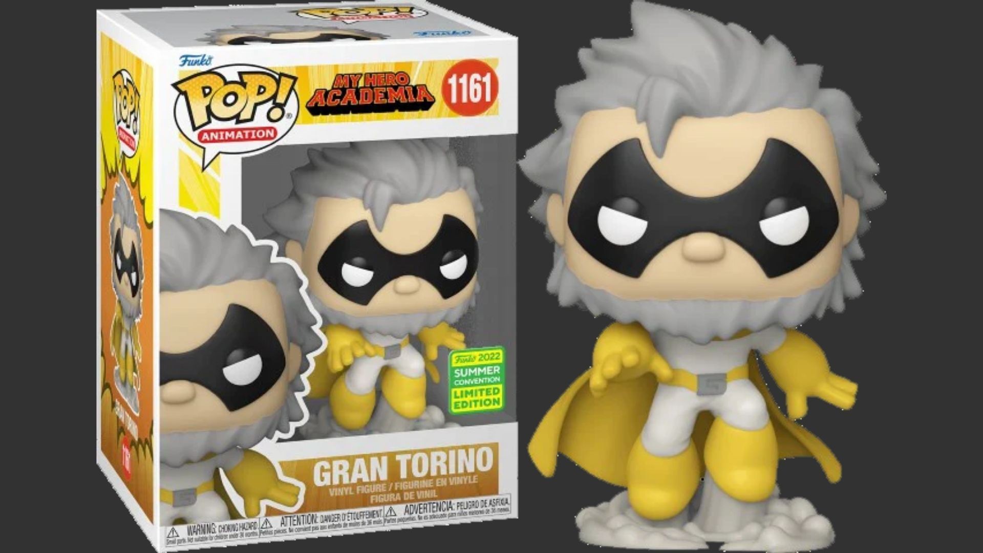 בובת פופ - FUNKO POP! MHA: GRAN TURINO 1161 con בובת פופ - FUNKO POP! MHA: GRAN TURINO 1161 con