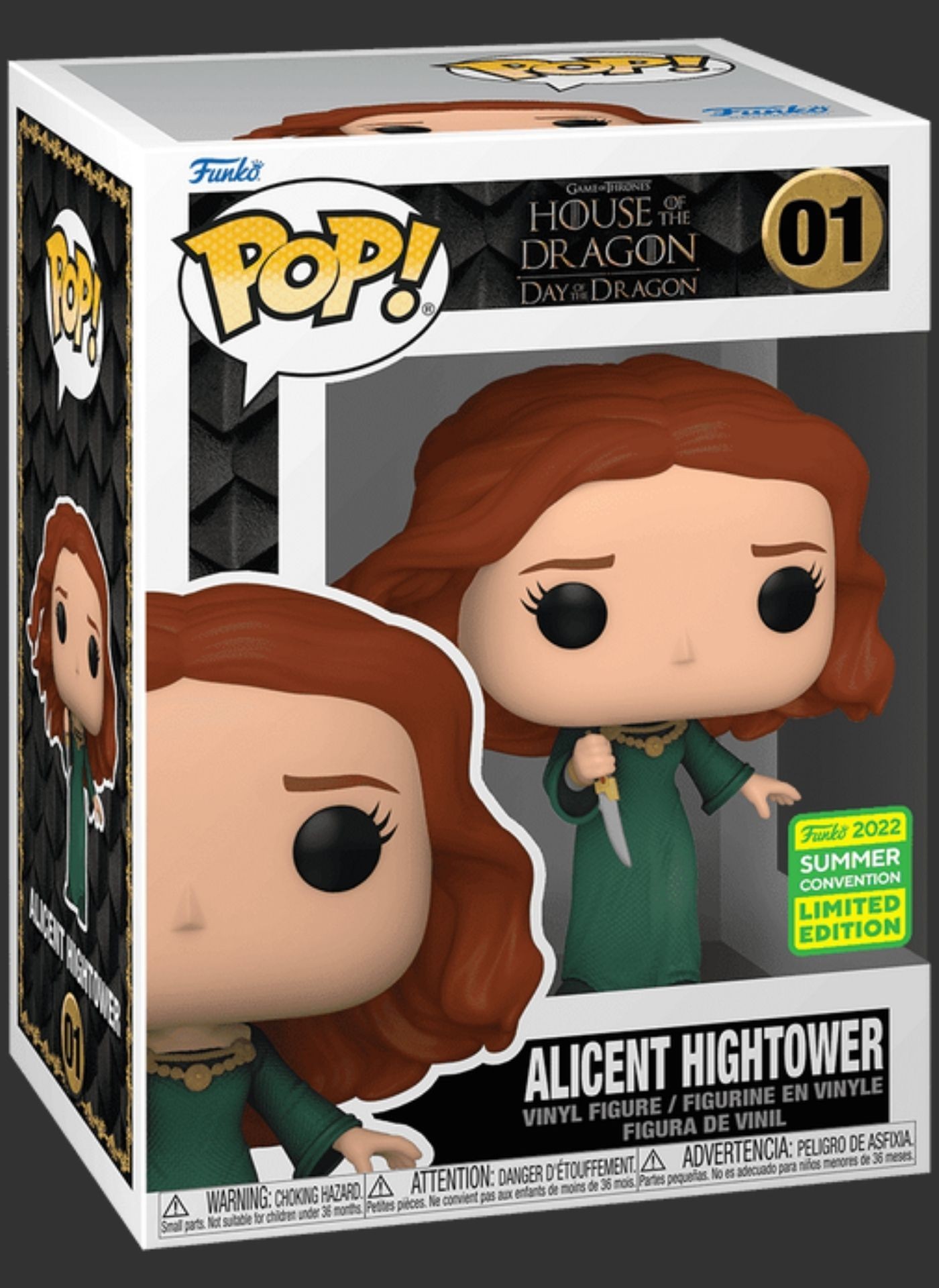 בובת פופ - House of Dragon - Alicent Hightower #01 Convention Summer 2022 בובת פופ - House of Dragon - Alicent Hightower #01 Convention Summer 2022