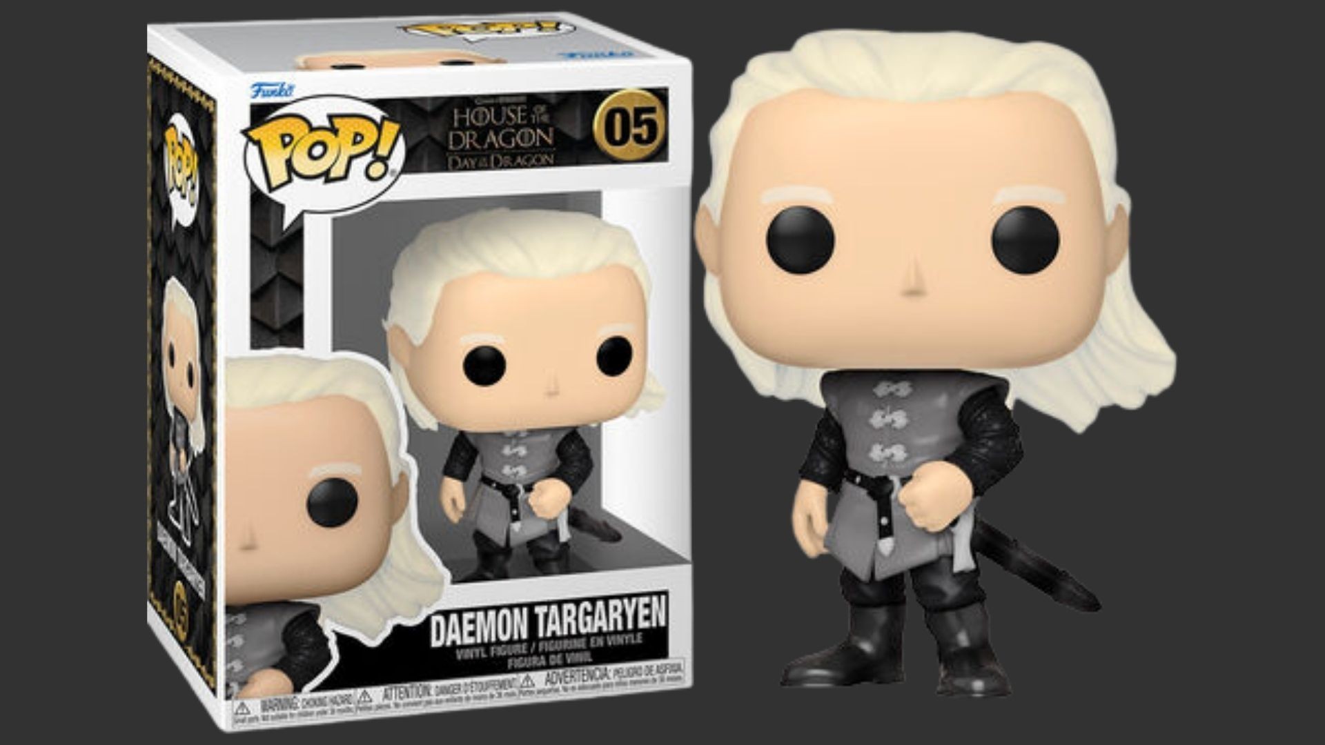 בובת פופ - the House of the Dragon - Daemon Targaryen #05 בובת פופ - the House of the Dragon - Daemon Targaryen #05