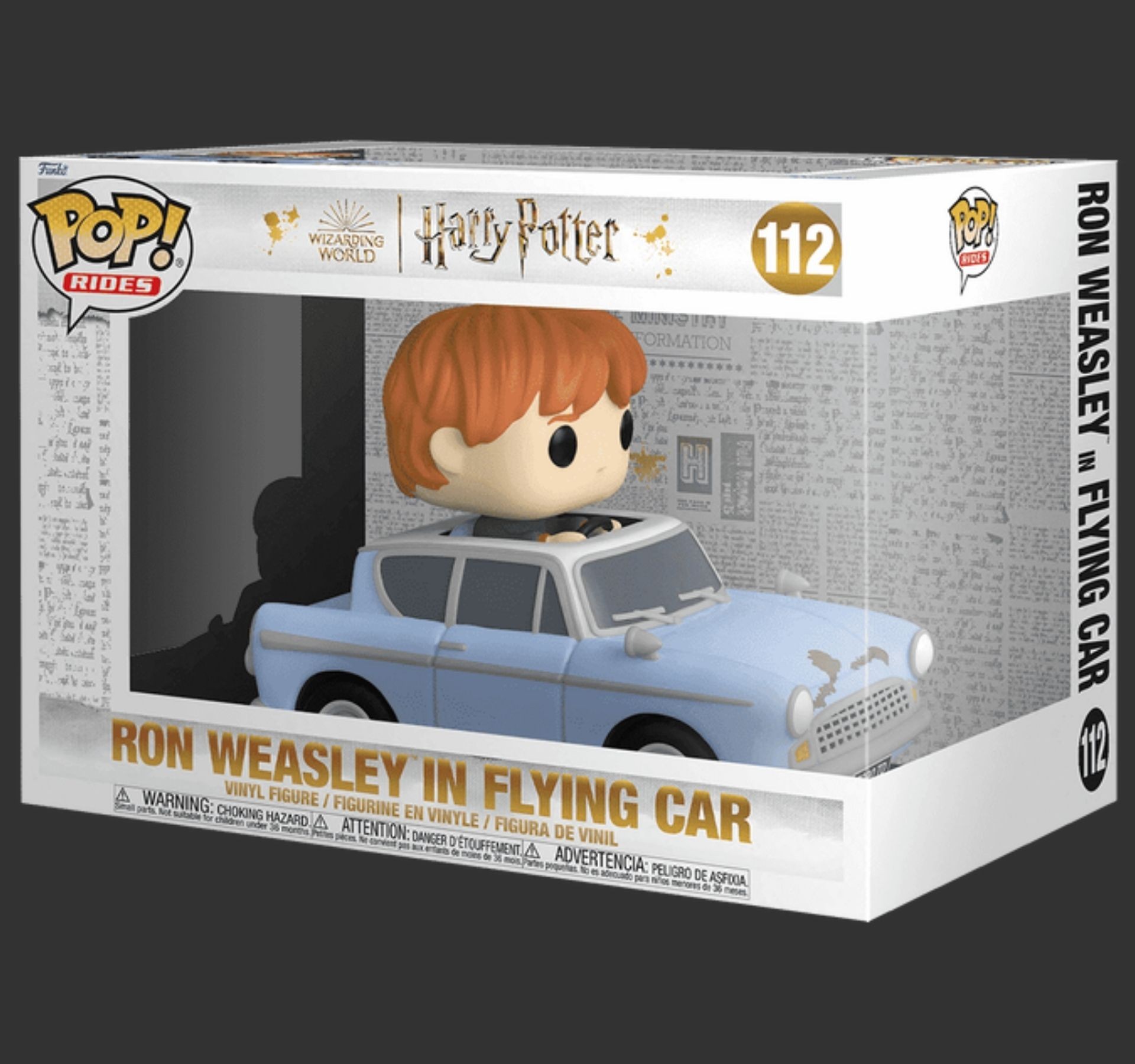 Funko Pop Rides Harry Potter Wizarding World Ron Weasley in Flying car 112