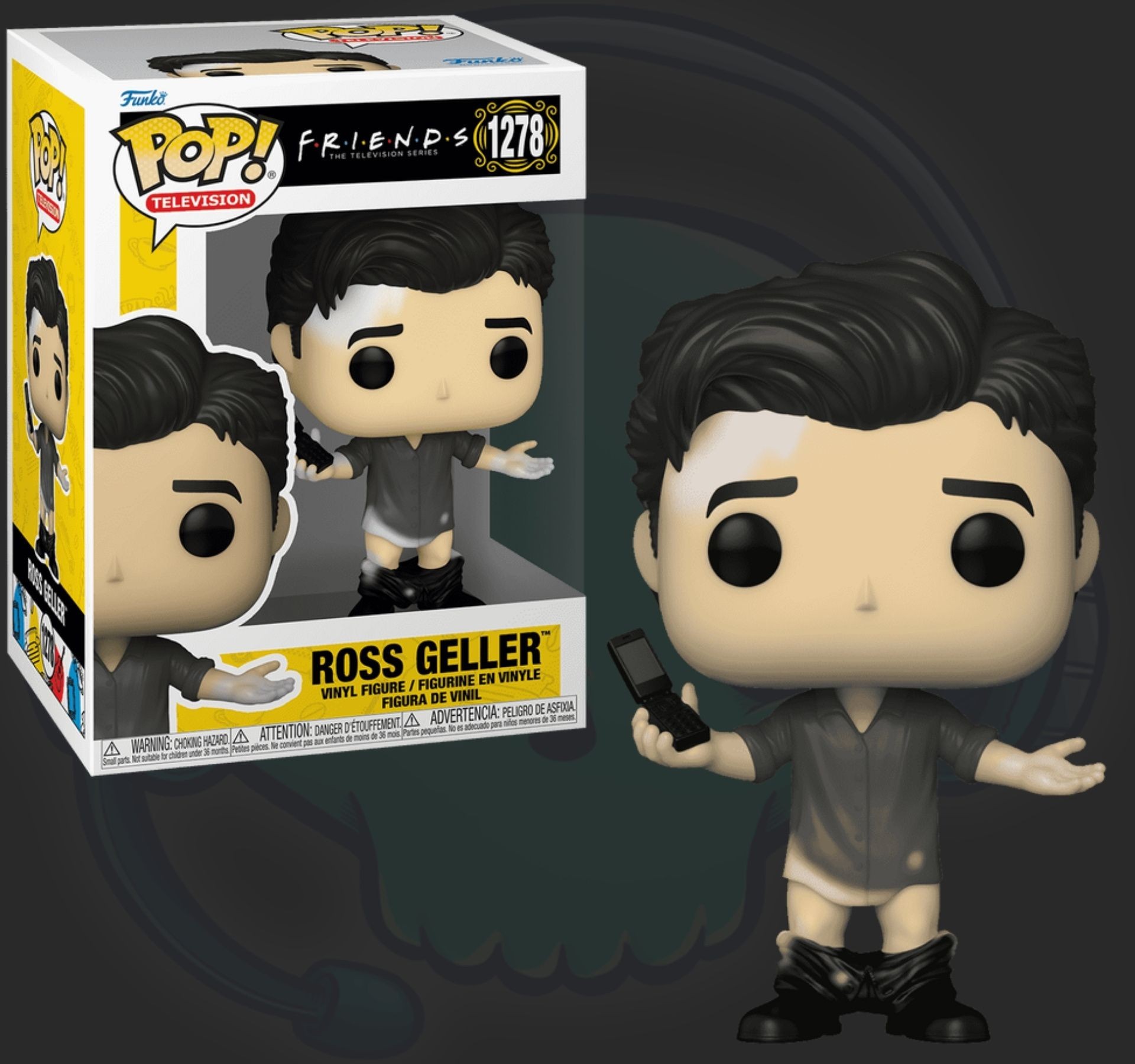 בובת פופ רוס גלר עם מכנסי עור – Ross Geller (Leather Pants) #1278, Friends בובת פופ רוס גלר עם מכנסי עור – Ross Geller (Leather Pants) #1278, Friends