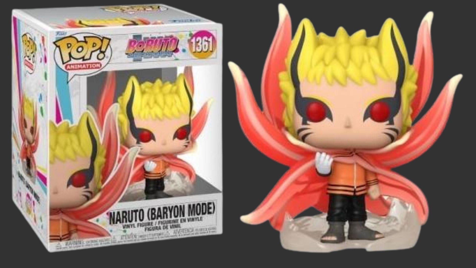 בובת פופ 6" - Boruto Naruto (Baryon Mode) #1361 בובת פופ 6" - Boruto Naruto (Baryon Mode) #1361